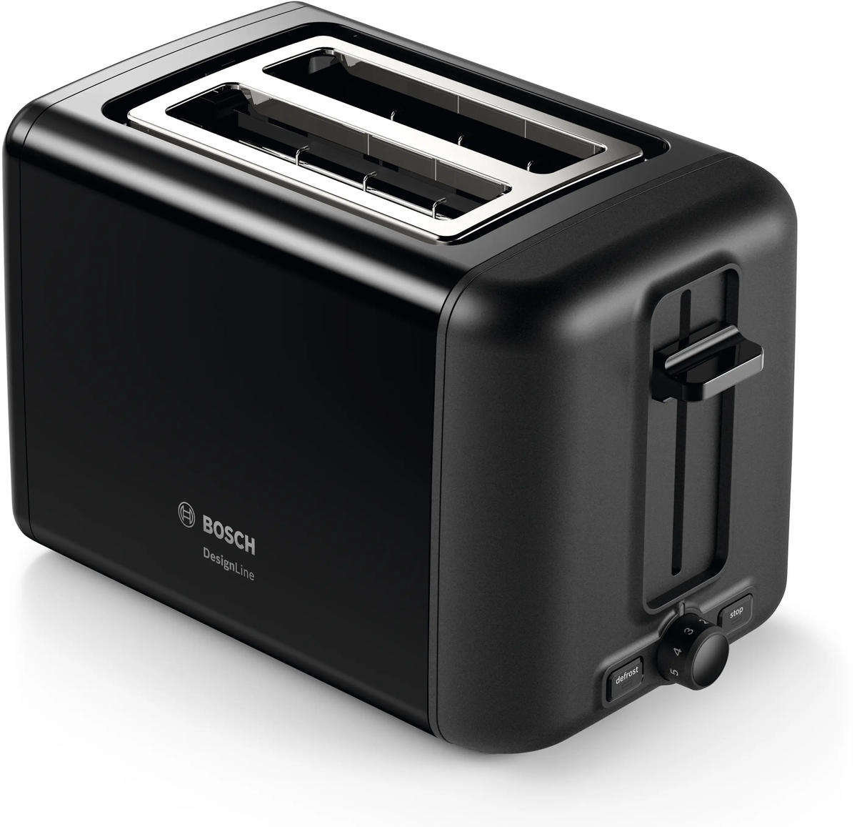Bosch TAT3P423 DesignLine Toaster 820-970W Black product view 2