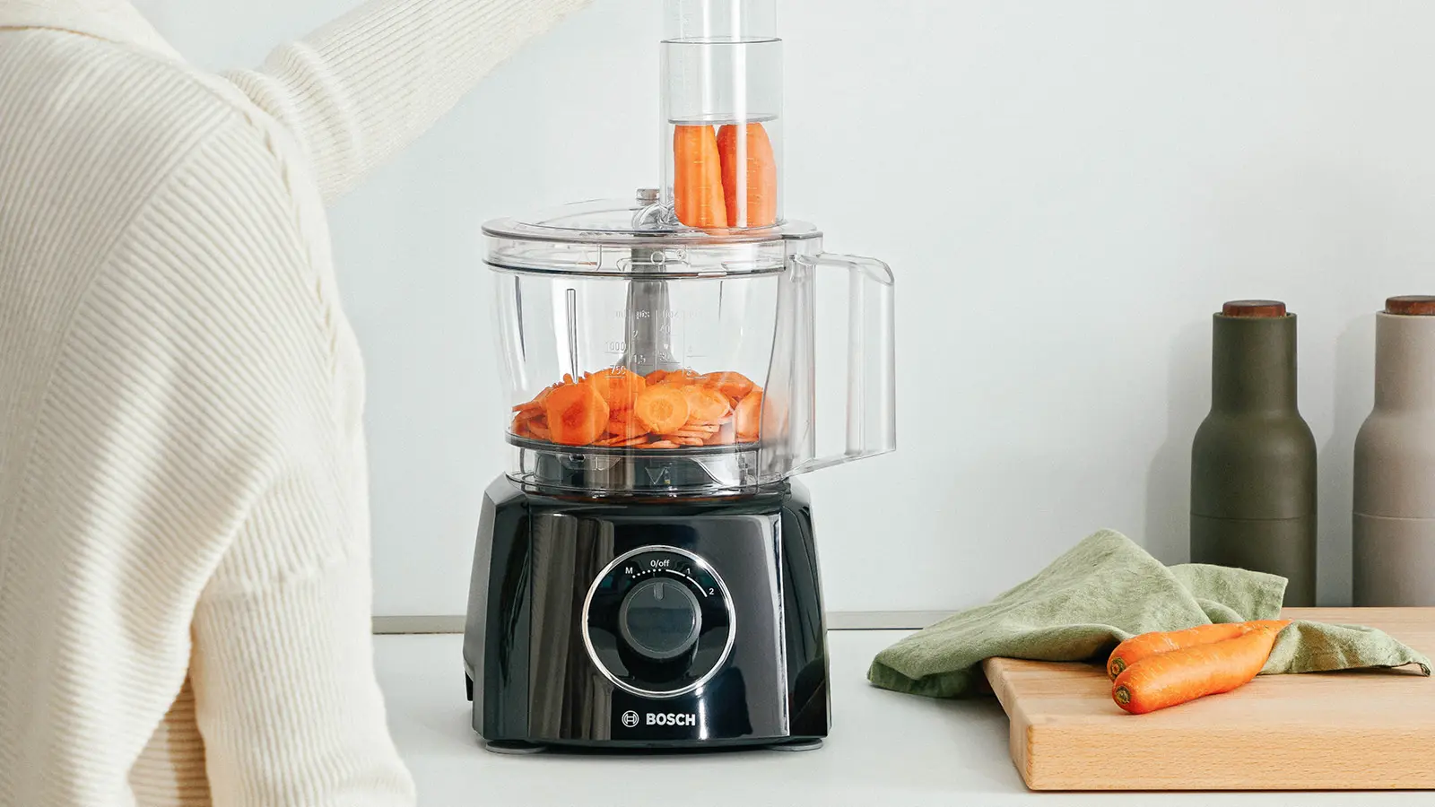 Bosch MCM3201B MultiTalent 3 Food Processor 800W Black product view 7