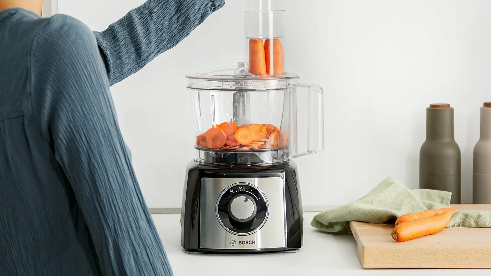 Bosch MCM3501M MultiTalent 3 Food Processor 800W Black Stainless Steel product view 14