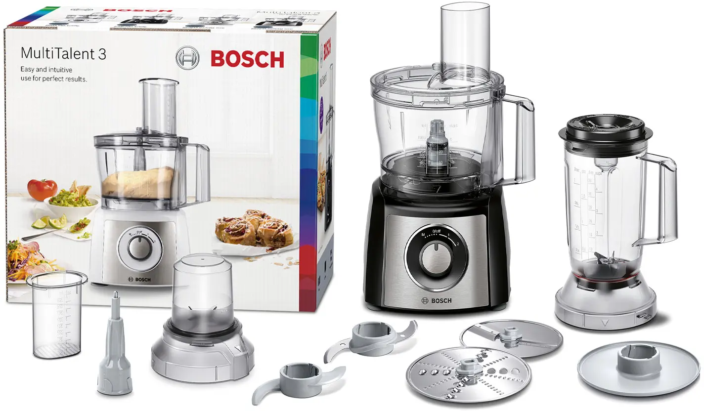 Bosch MCM3501M MultiTalent 3 Food Processor 800W Black Stainless Steel product view 9