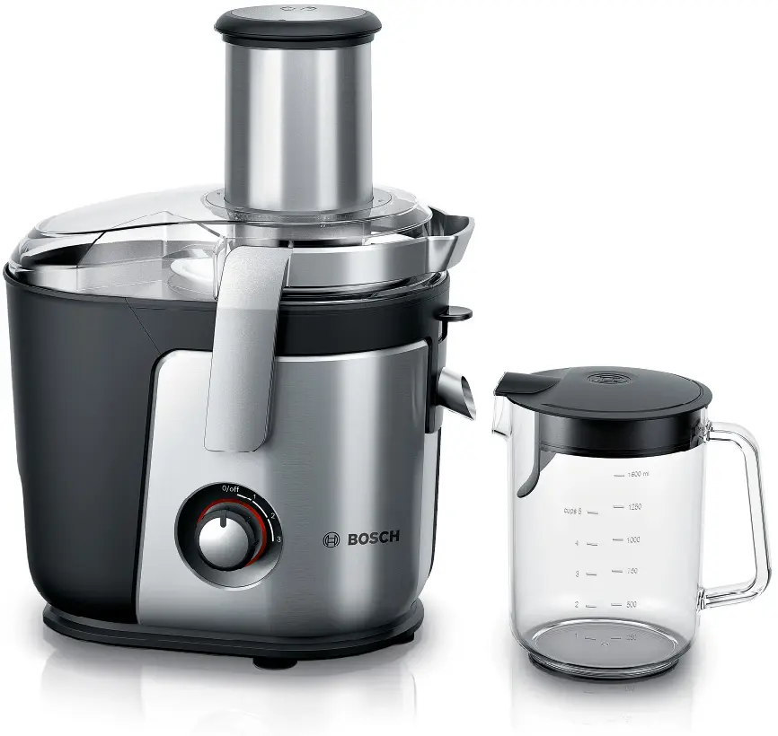 Bosch MES4010 VitaJuice 4 Centrifugal Juicer 1200W Silver Black product view 2