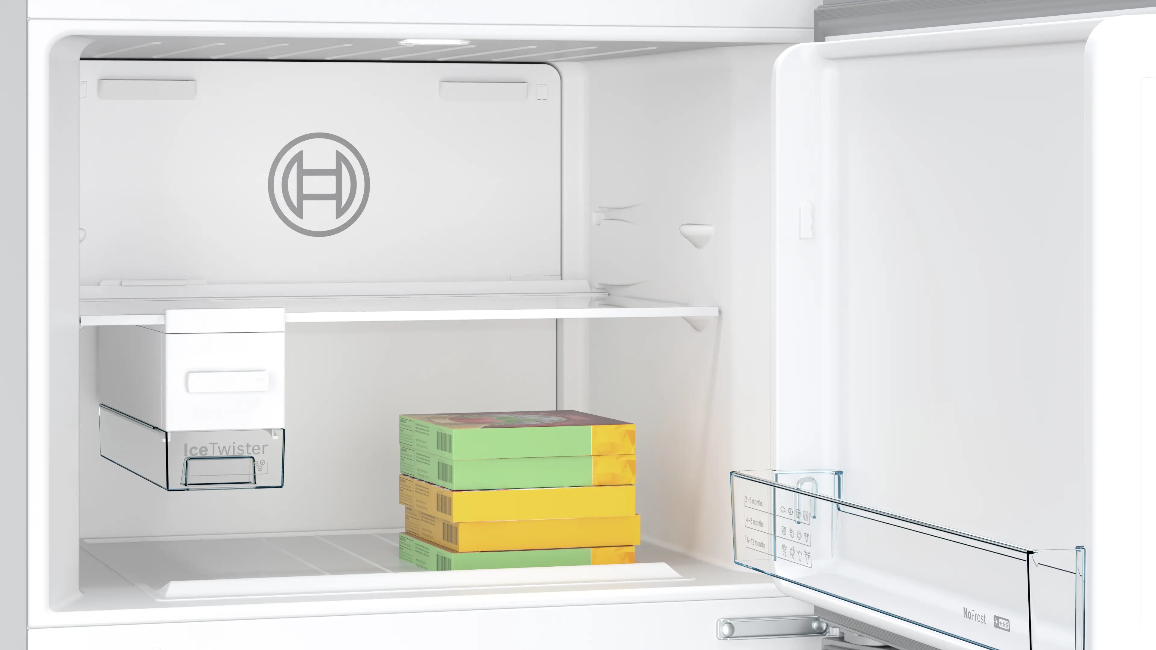 Bosch KDN76XL30U top-freezer fridge-freezer product detail view