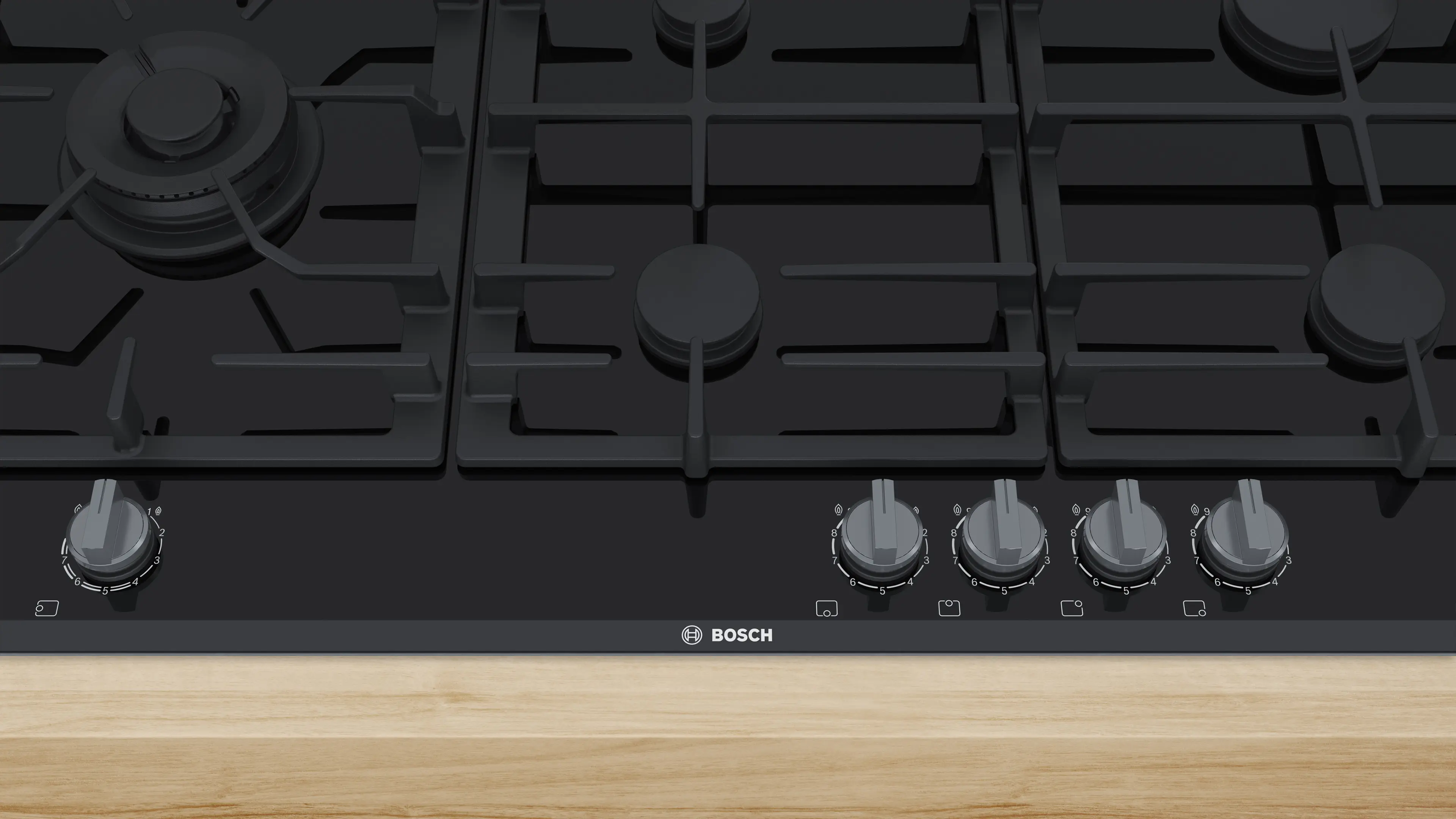 Bosch PRS9A6B70 Series 8 Ceramic Hob 90CM Wok Burner Dual Wok 90cm Ceramic Glass