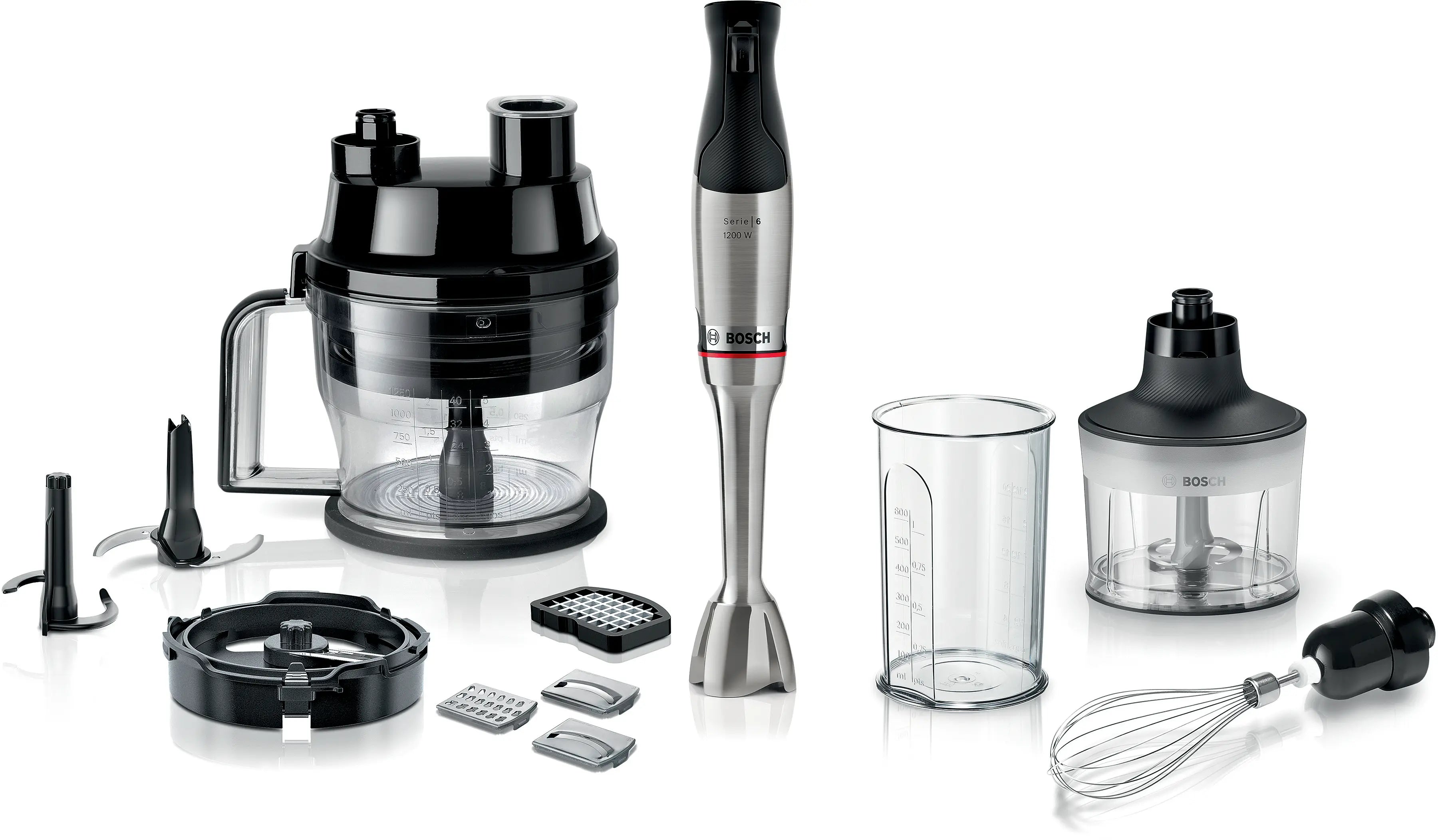 Bosch MSM6M8X1 ErgoMaster Series 6 Hand Blender 1200W Stainless Steel main product image