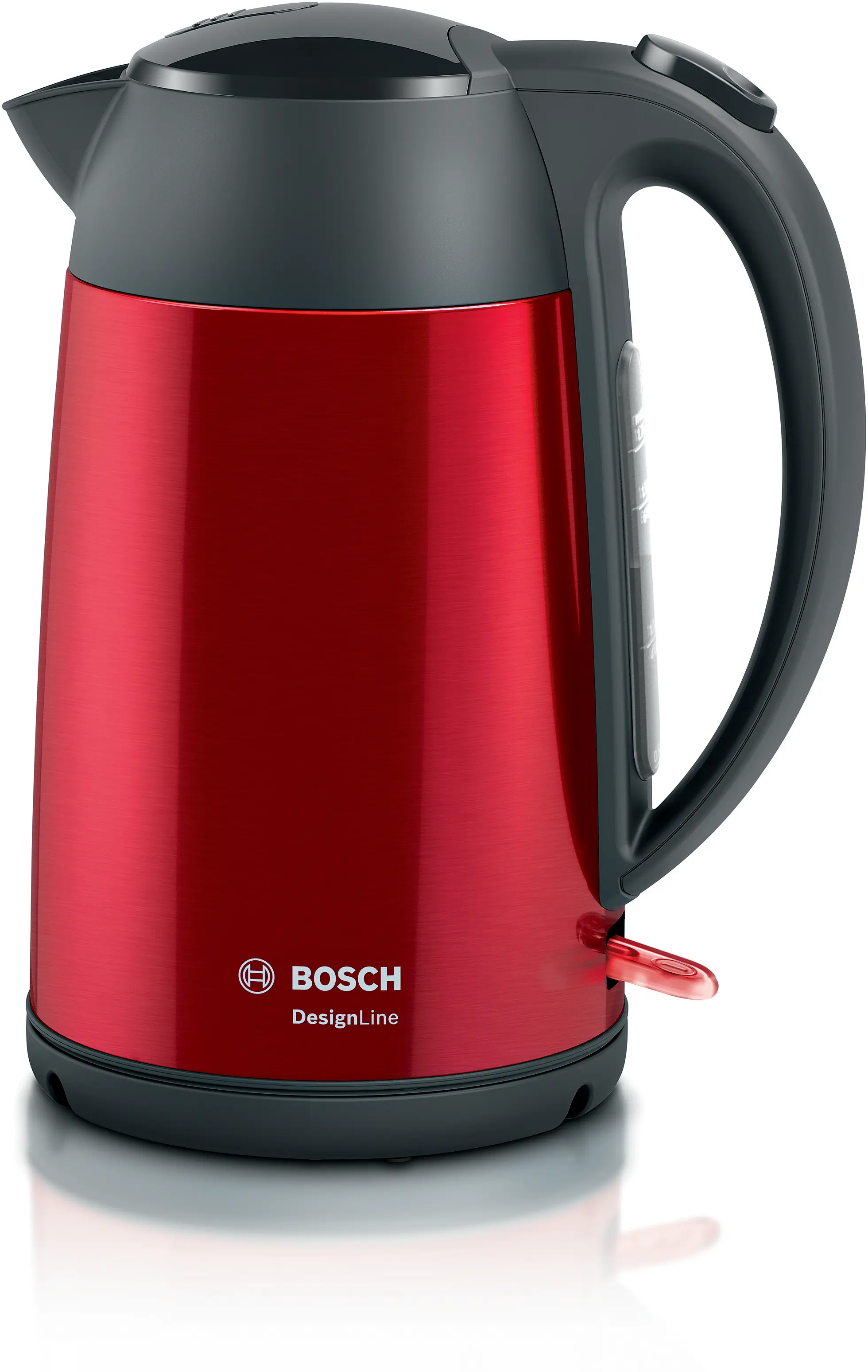 Bosch TWK3P424 DesignLine Water Kettle 1.7L 2400W Deep Red main product image