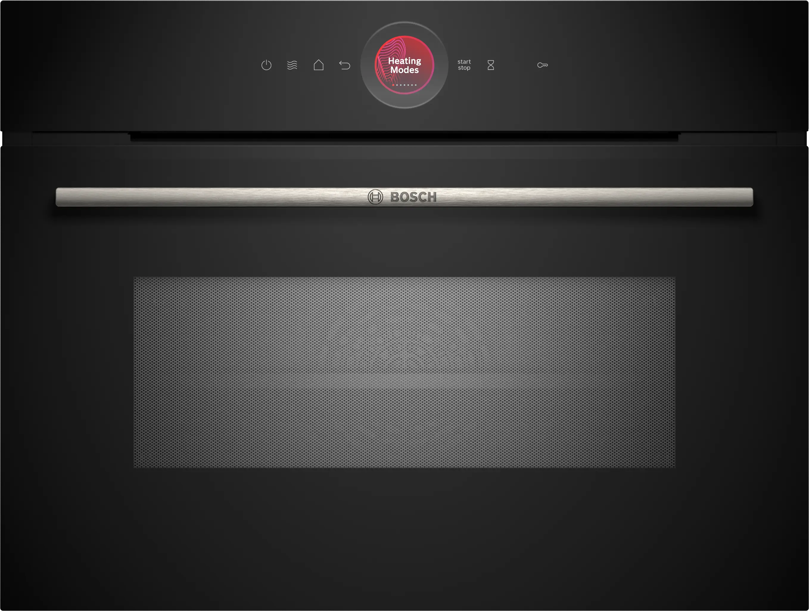 Bosch CMG7241B1 Serie 8 Built-In Compact Combi Oven with Microwave 45cm 45L Black + Stainless Steel Handle