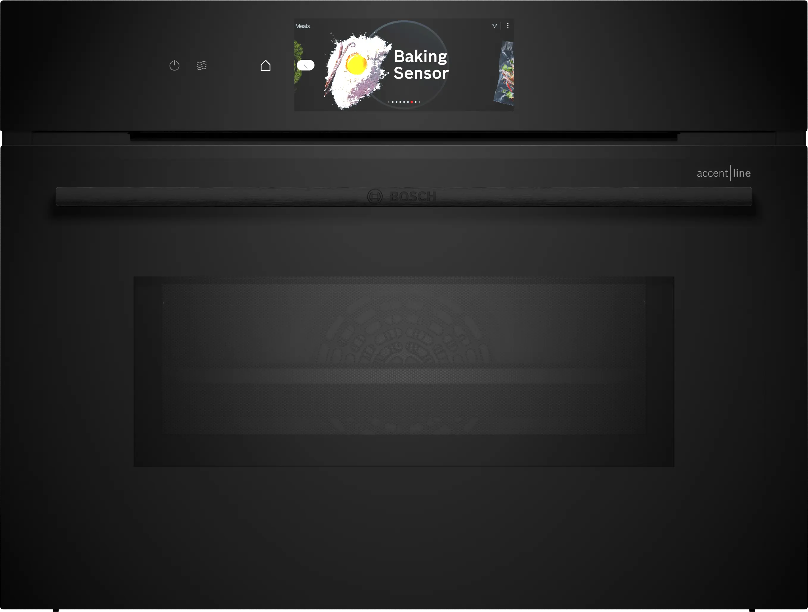 Bosch CMG978NB1 AccentLine Built-In Compact Combi Oven with Microwave 45cm 45L Black
