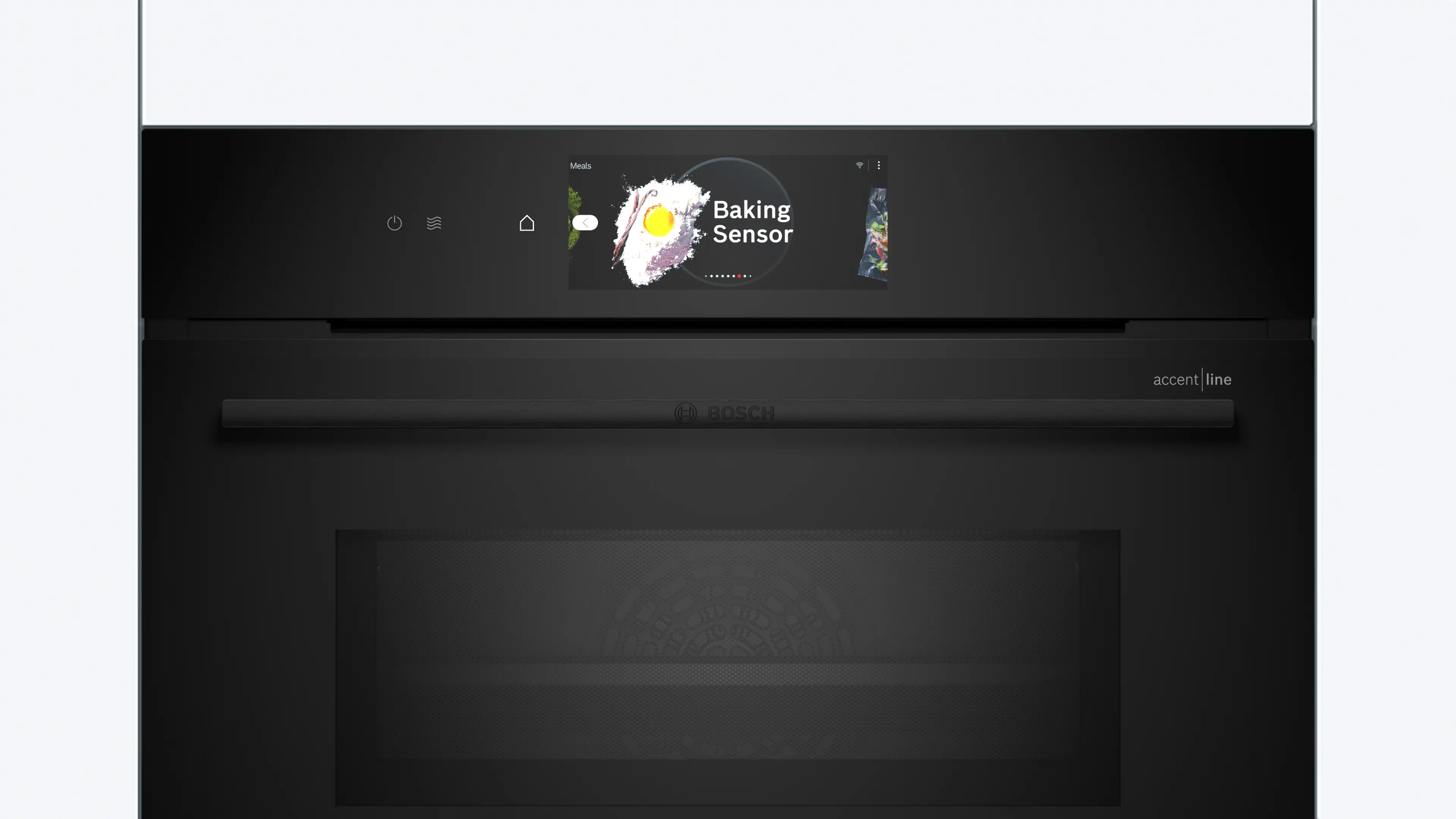 Bosch CMG978NB1 AccentLine Built-In Compact Combi Oven with Microwave 45cm 45L Black