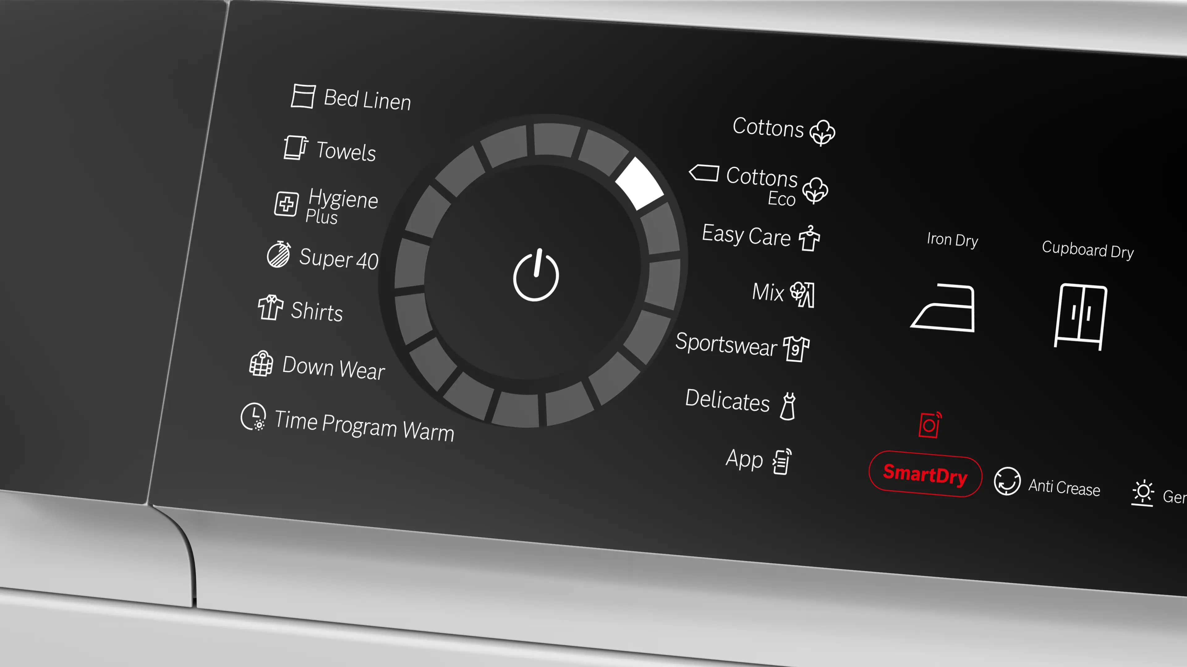 Bosch WQB245B0ME Series 8 white heat pump tumble dryer, official product view 3