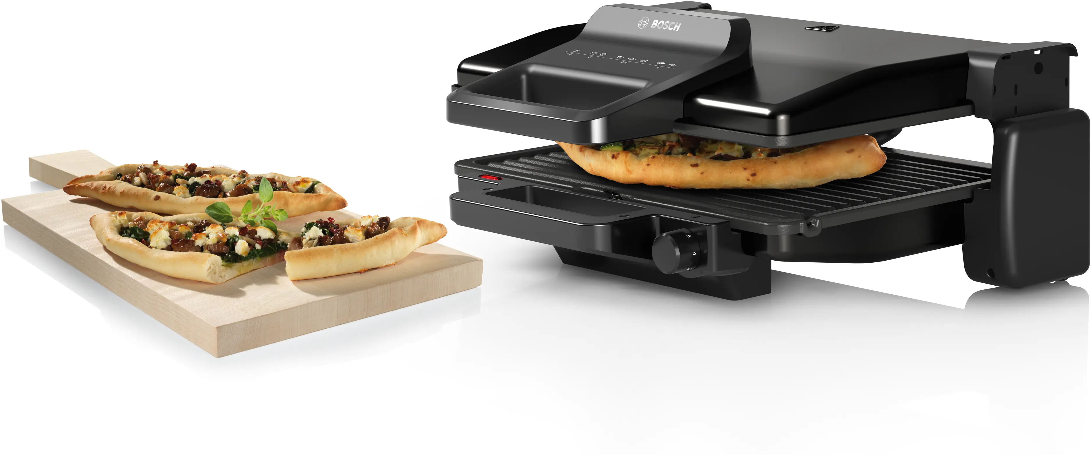 Bosch TCG3323 Contact Grill 2000W Black with 3 Grilling Positions product view 4