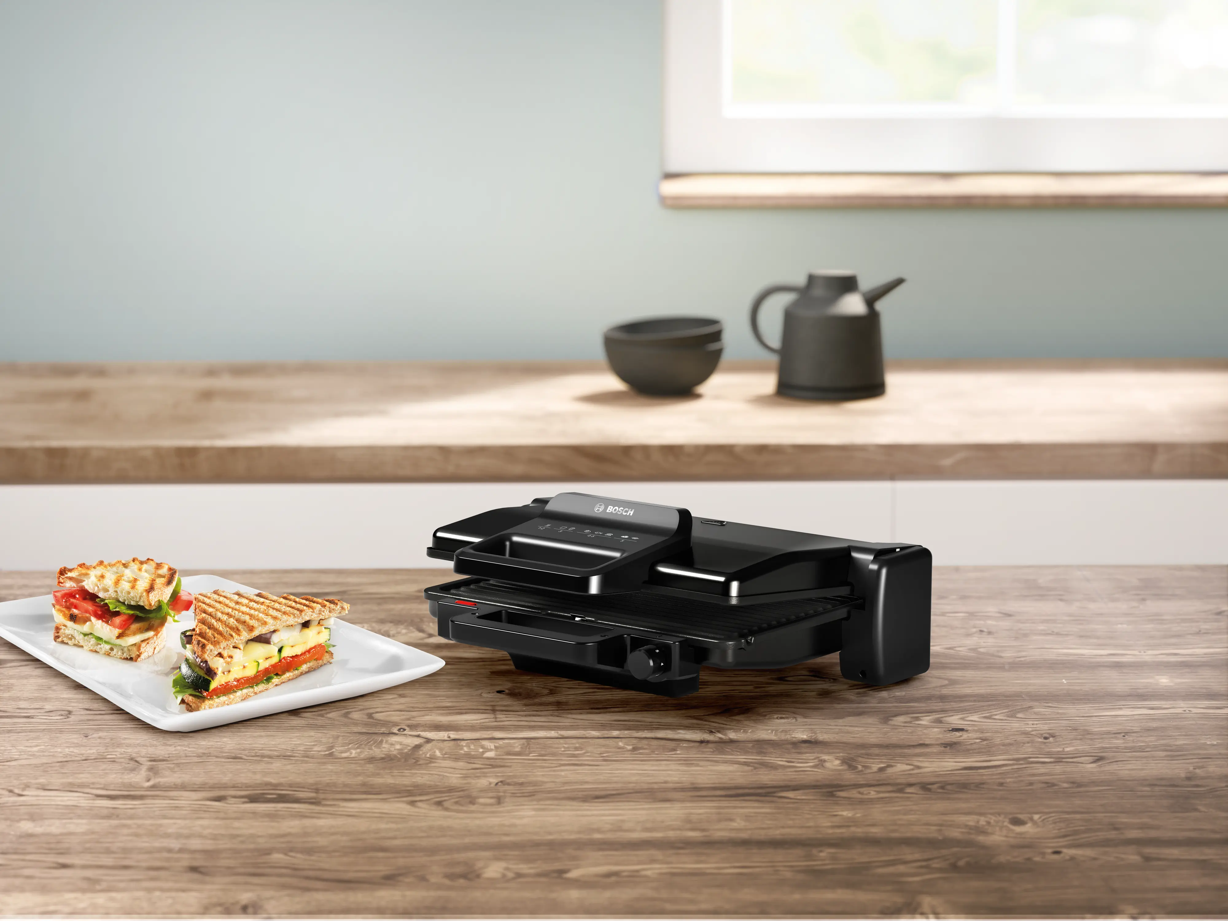 Bosch TCG3323 Contact Grill 2000W Black with 3 Grilling Positions product view 12