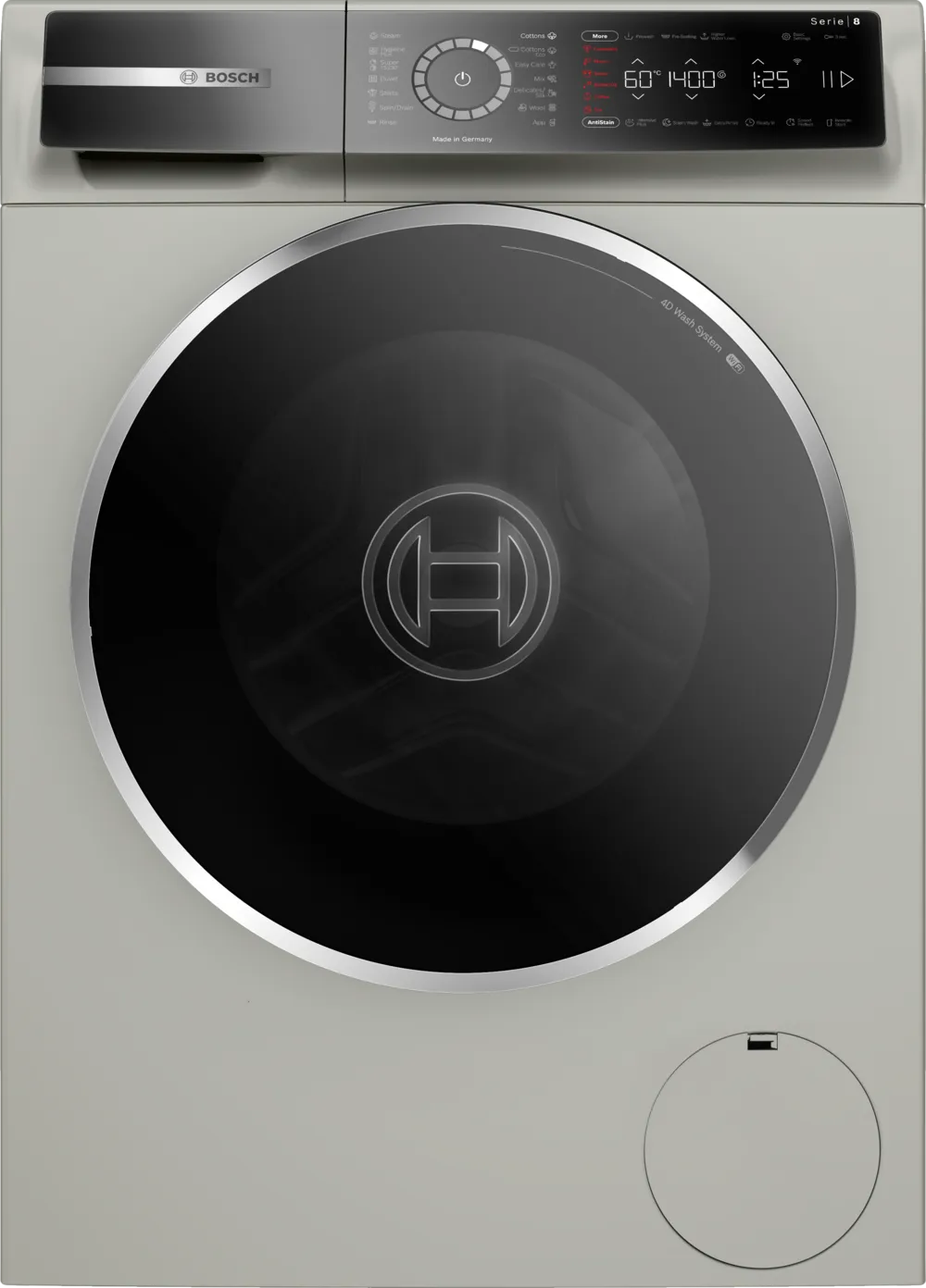 Washing Machine 9kg 1400rpm Serie8 Silver