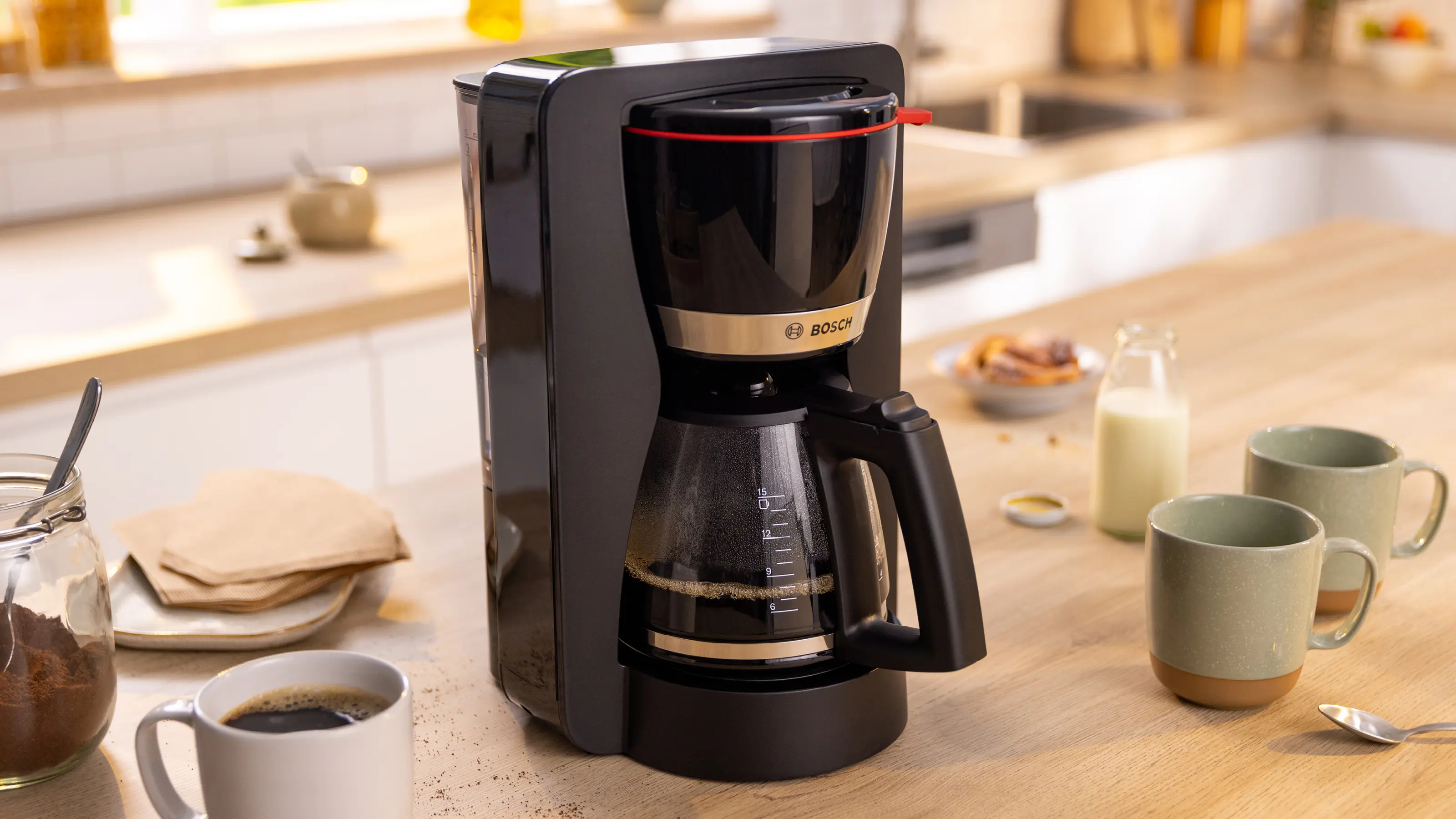 Bosch TKA4M233 MyMoment Filter Coffee Maker 1200W Black product view 10