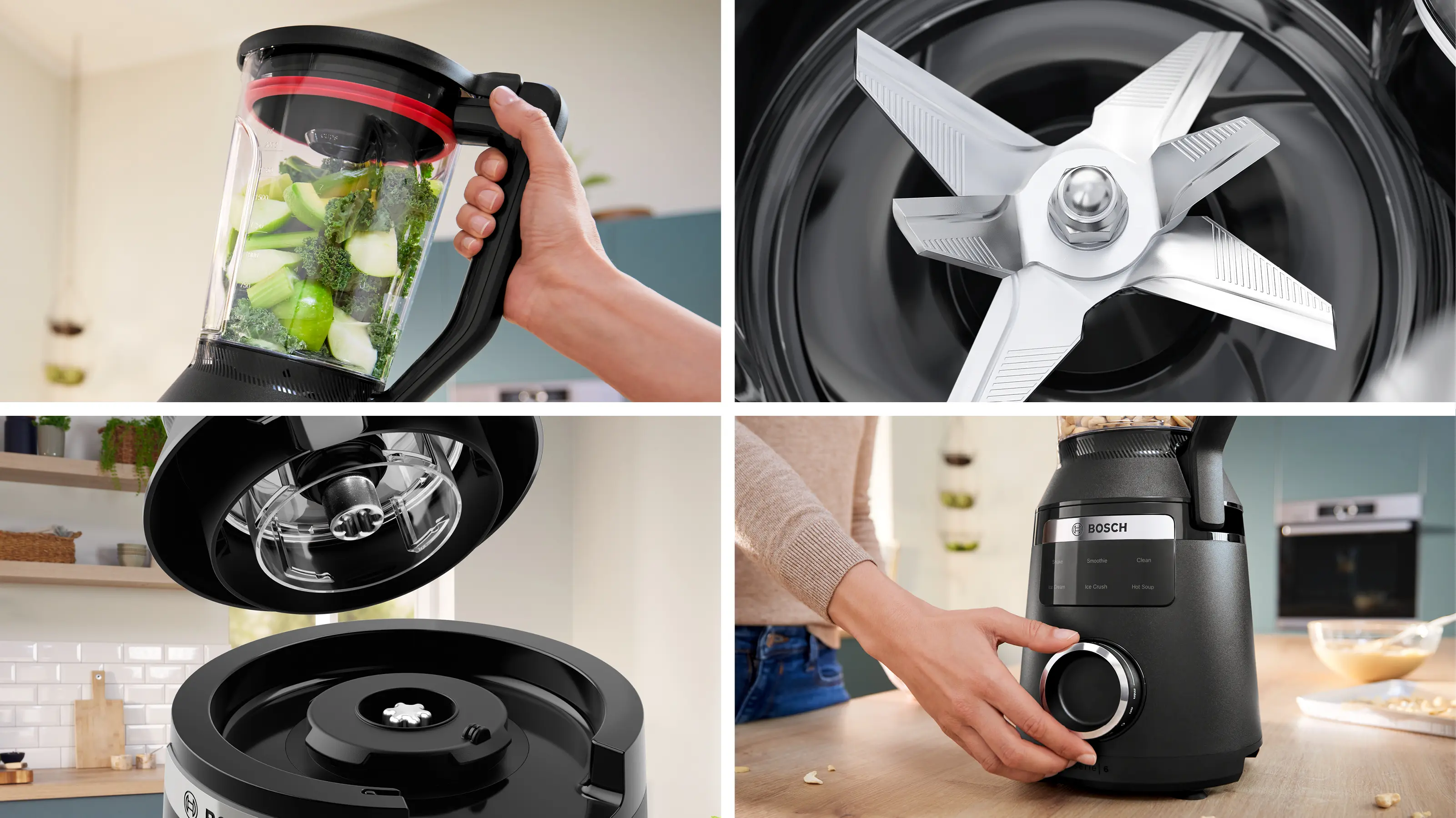 Bosch MMB6652B VitaPower Series 6 High Performance Blender 1800W 2.0L Black product view 7