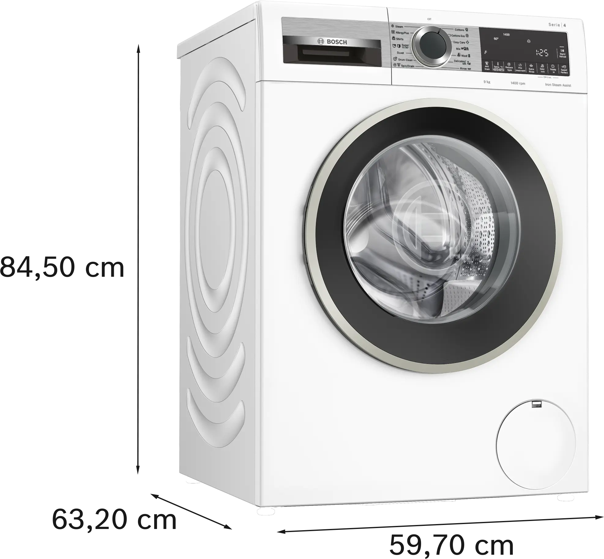 Bosch WGA24400ME front-loading washing machine - product detail image 12