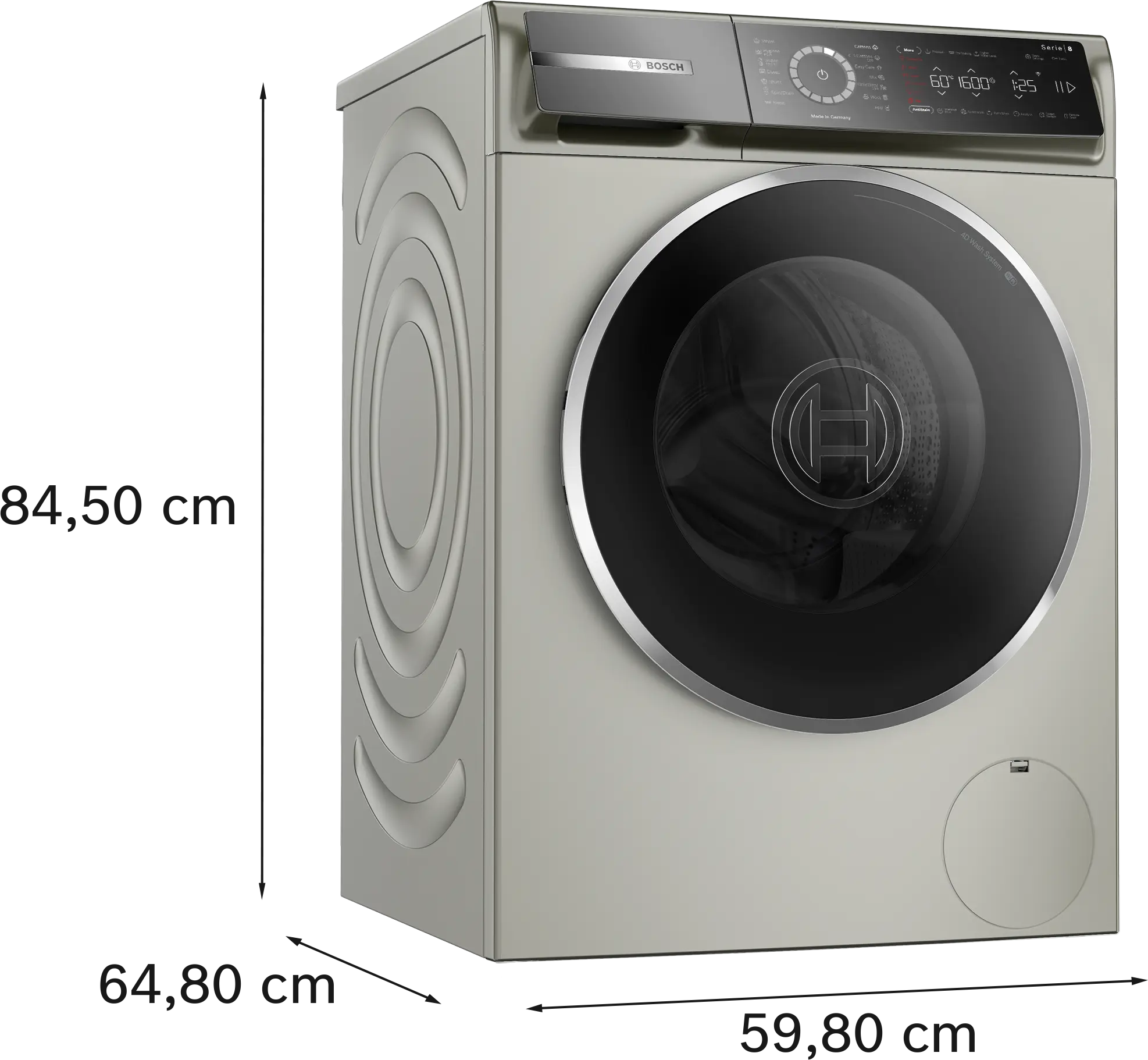 Bosch WGB2560XME front-loading washing machine - product detail image 12