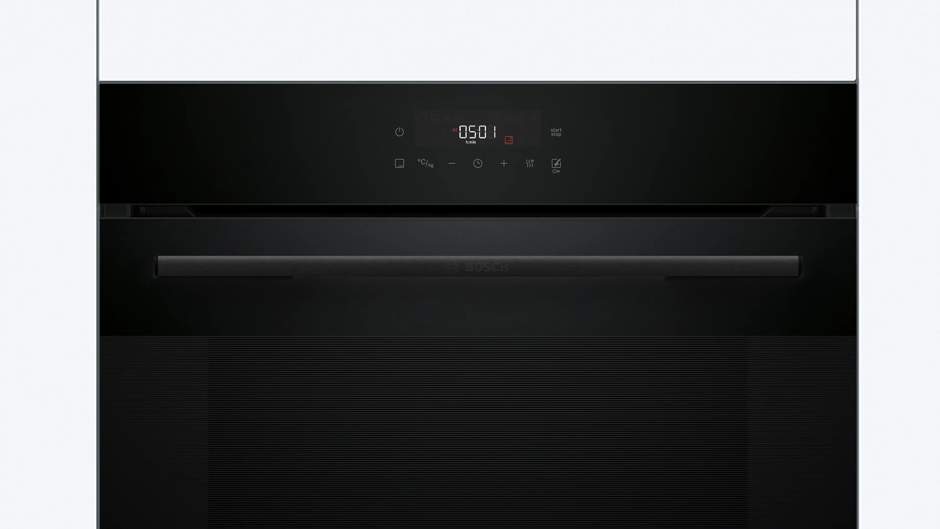 Bosch HJG852YB0T Serie 6 Built-In Electric Oven 60cm 76L EcoClean Full Black