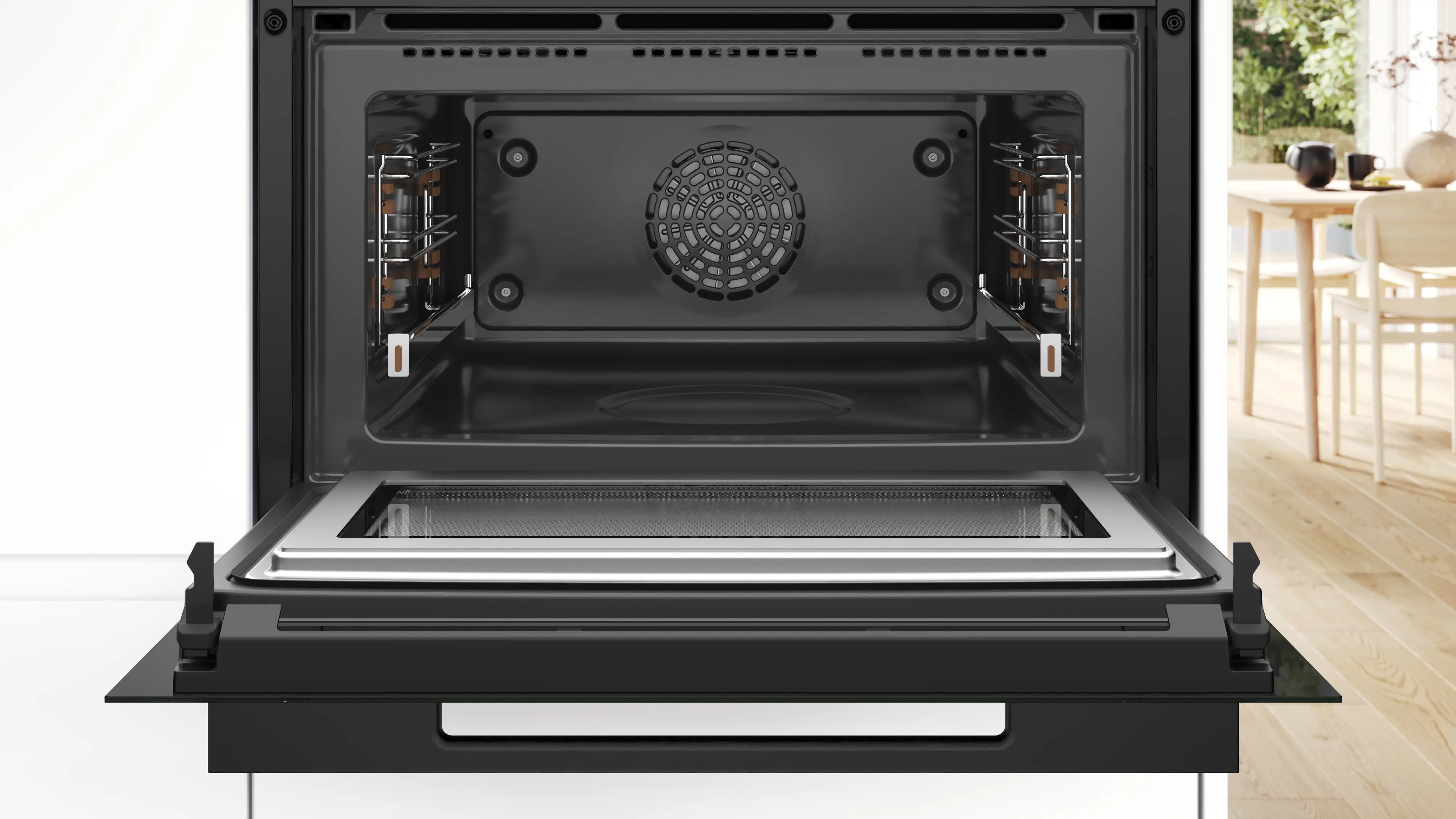 Bosch CMG978NB1 AccentLine Built-In Compact Combi Oven with Microwave 45cm 45L Black - Bosch Built-in microwave / combi oven product image 4