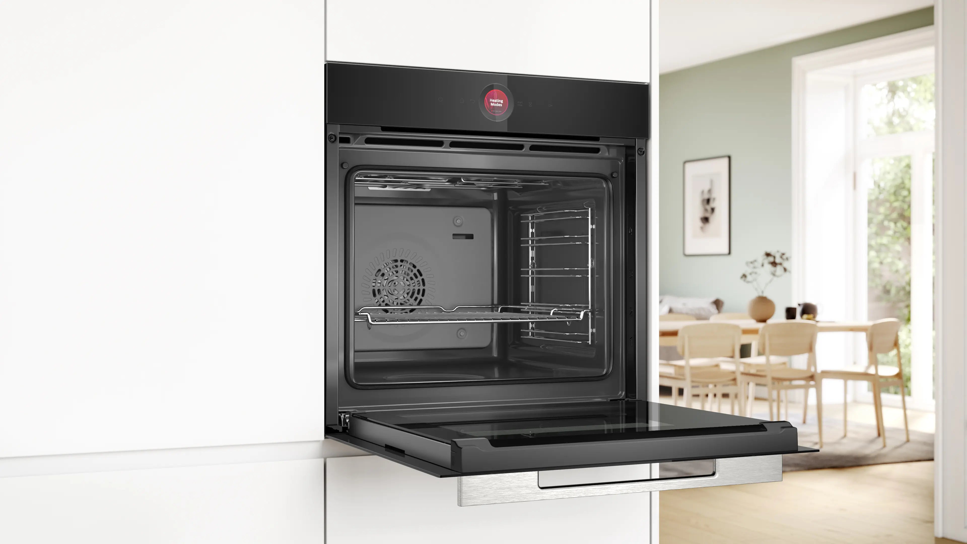 Bosch HBG7341B1 Serie 8 Built-In Electric Oven 60cm 71L Black with Stainless Steel Handle - Bosch Built-in electric oven product image 4
