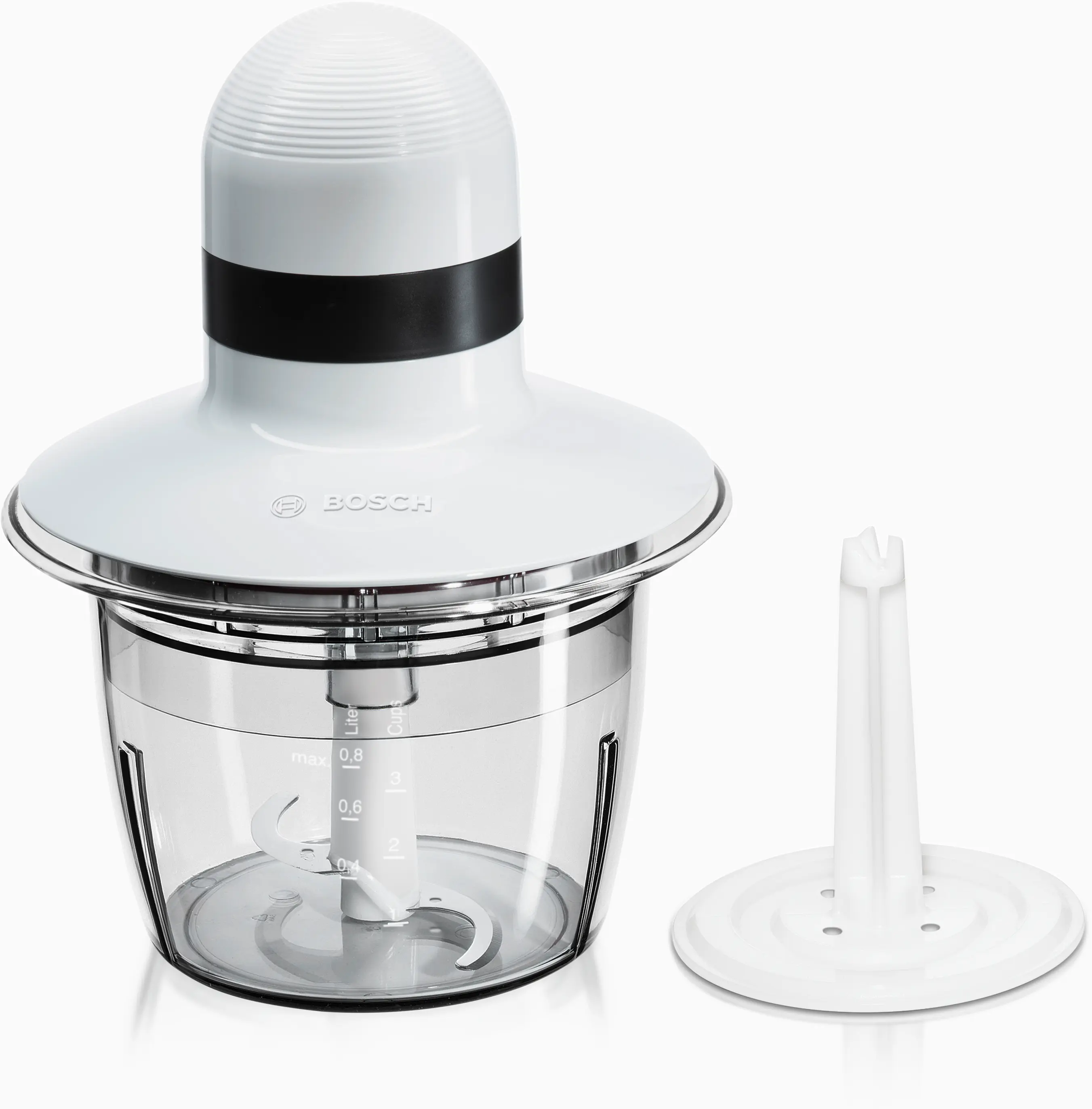 Bosch MMR08A1 Chopper 400W 800ML White / Anthracite product view 3
