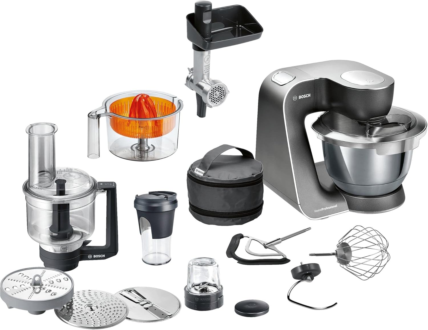 Bosch MUM59M55 Series 4 MUM5 Kitchen Machine 1000W Stainless Steel main product image