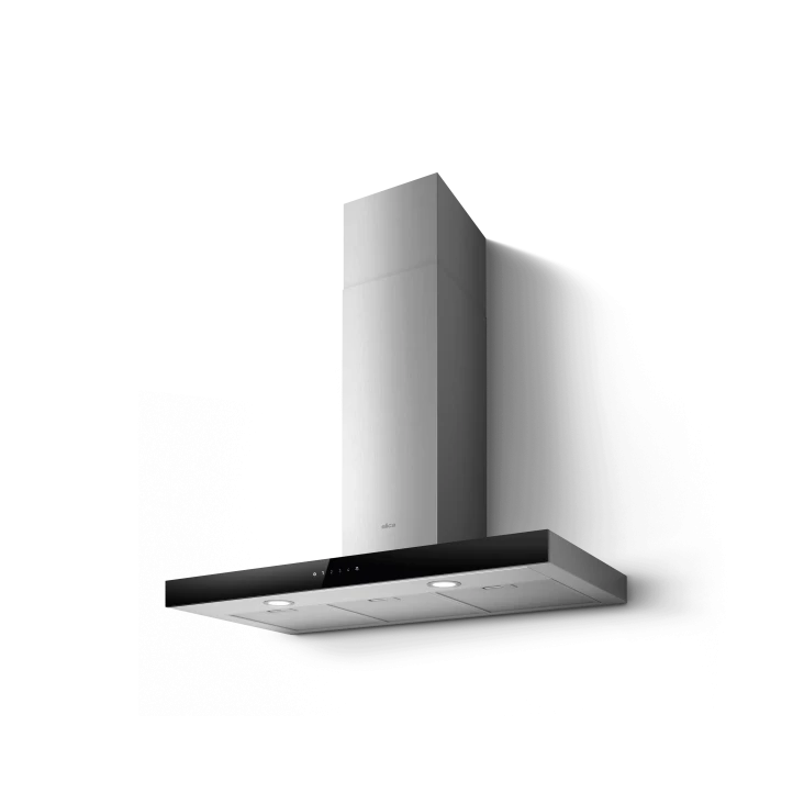 Elica JOY BLIX/A/90 90cm hood in black glass at Tahboub Appliances Jordan