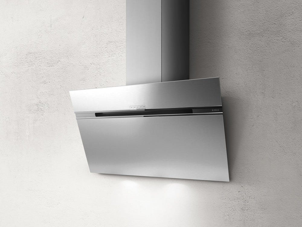 ELICA STRIPE IX/A/90/LX Wall Hood 90cm 900m3/h Grey Glass