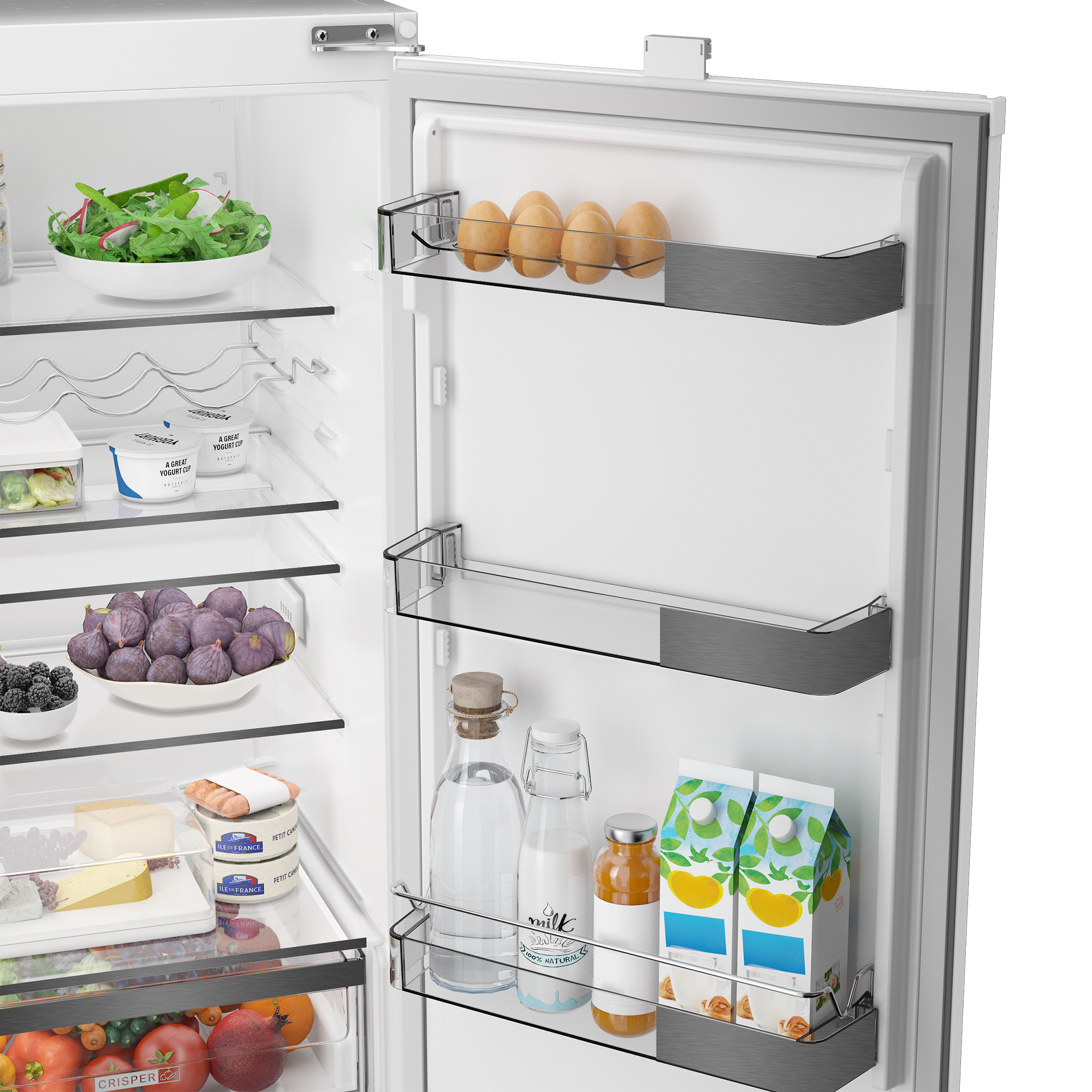 Whirlpool WBIS 541281 ME Integrated Fridge Freezer 271L Inverter Compressor - Feature View