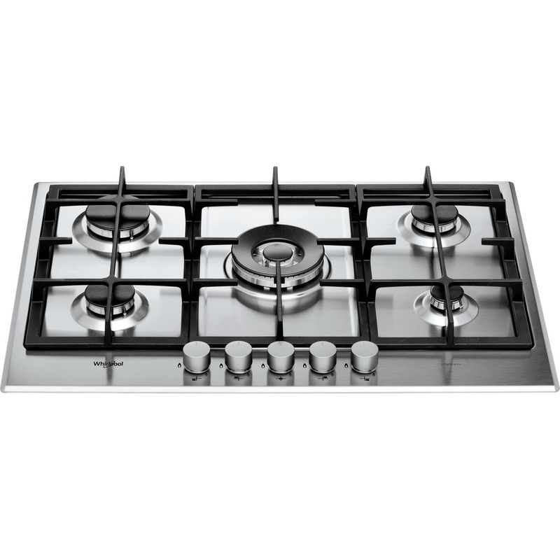 Whirlpool AKM298 IX gas hob detail view