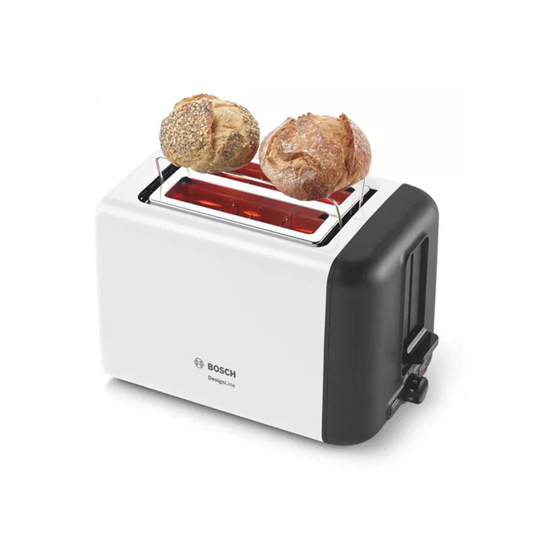 Bosch TAT3P421 DesignLine Toaster 820-970W White product view 4