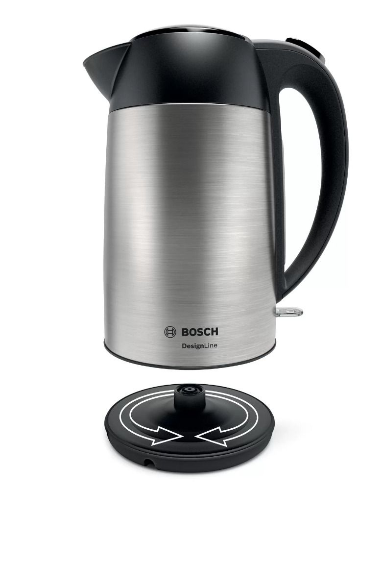 Bosch TWK3P420 DesignLine Water Kettle 1.7L 2400W Stainless Steel product view 3
