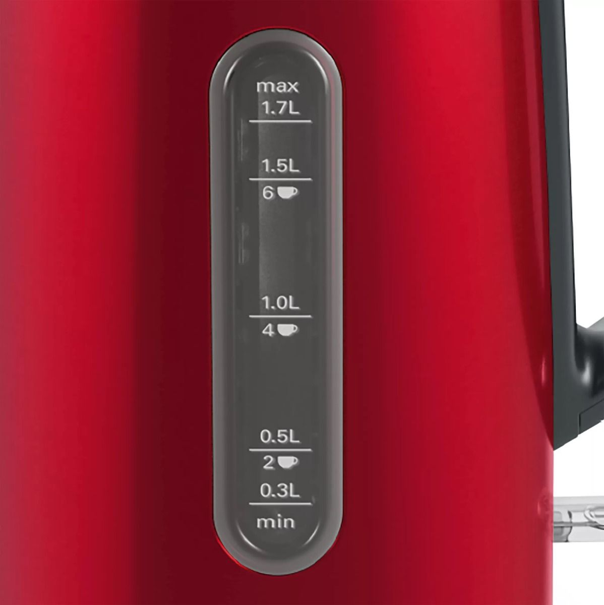 Bosch TWK4P434 DesignLine Water Kettle 1.7L 2400W Deep Red product view 5