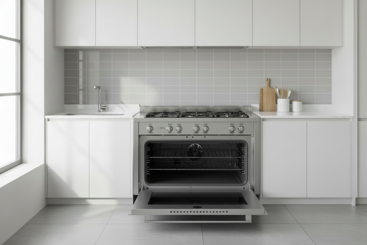 ARDESIA C116GM5VCX Gas Cooker 100cm Cast Iron 133Lit S.Steel