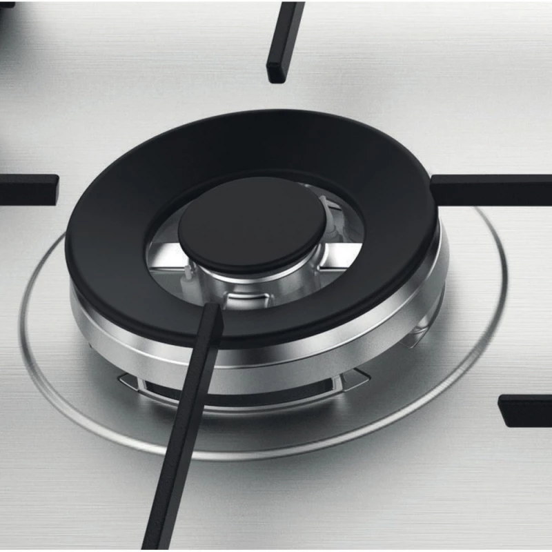 Whirlpool GMWL 928/IXL gas hob detail view