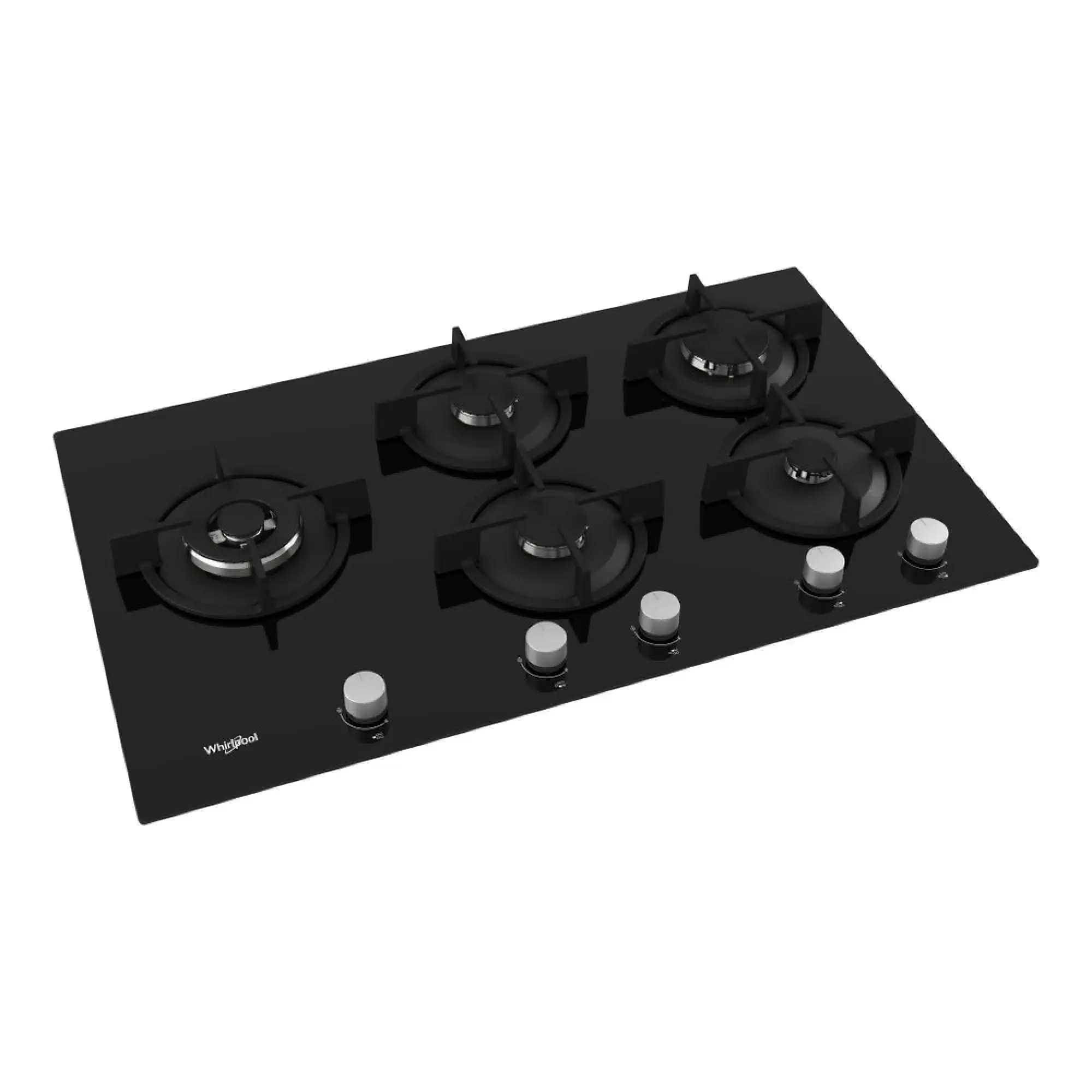 Whirlpool GOA 925/NB gas on glass hob control panel or feature detail