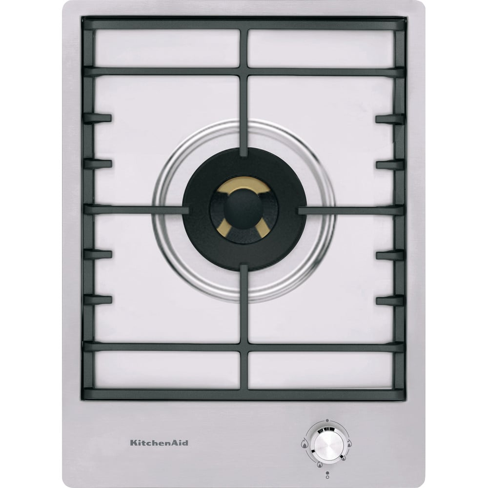 موقد غاز مدمج KITCHENAID KHDP1 38510 مقاس 38 سم - شعلات ووك من الستانلس ستيل
