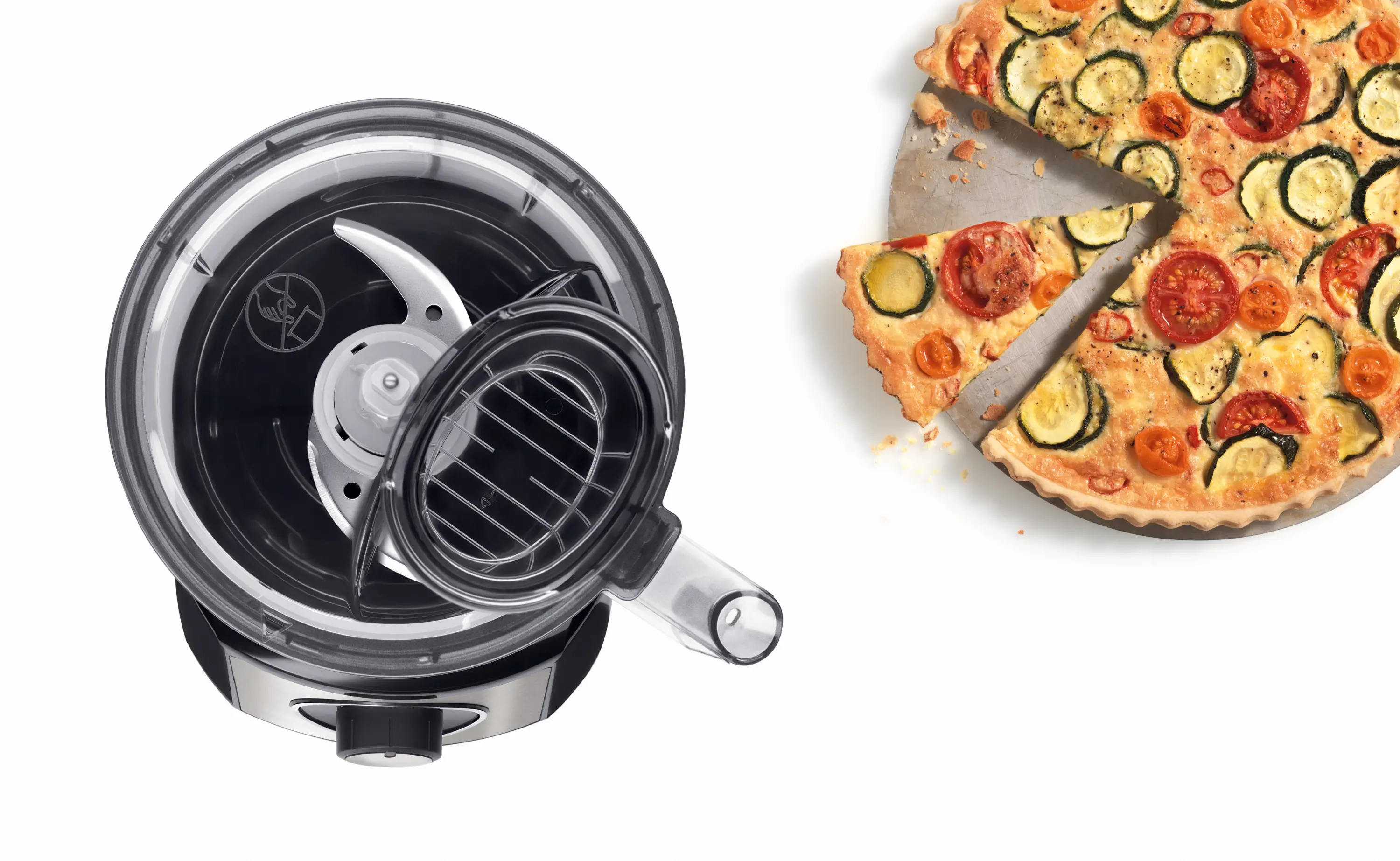 Bosch MCM3501M MultiTalent 3 Food Processor 800W Black Stainless Steel product view 4