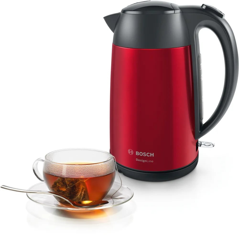 Bosch TWK3P424 DesignLine Water Kettle 1.7L 2400W Deep Red product view 7