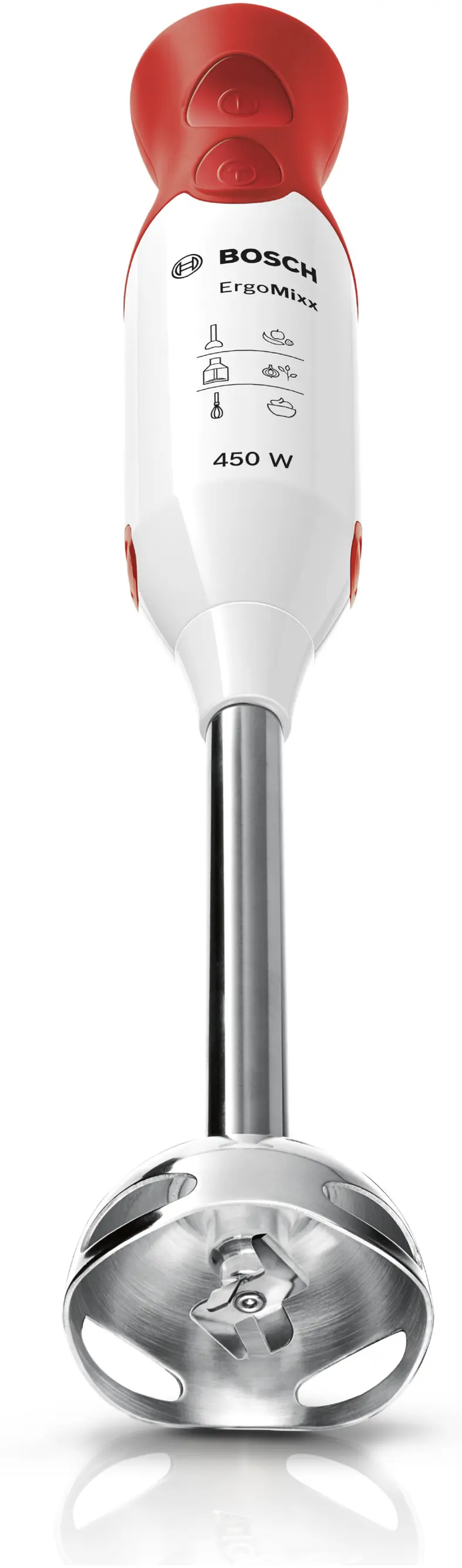 Bosch MSM64110 ErgoMixx Hand Blender 450W White Red product view 6