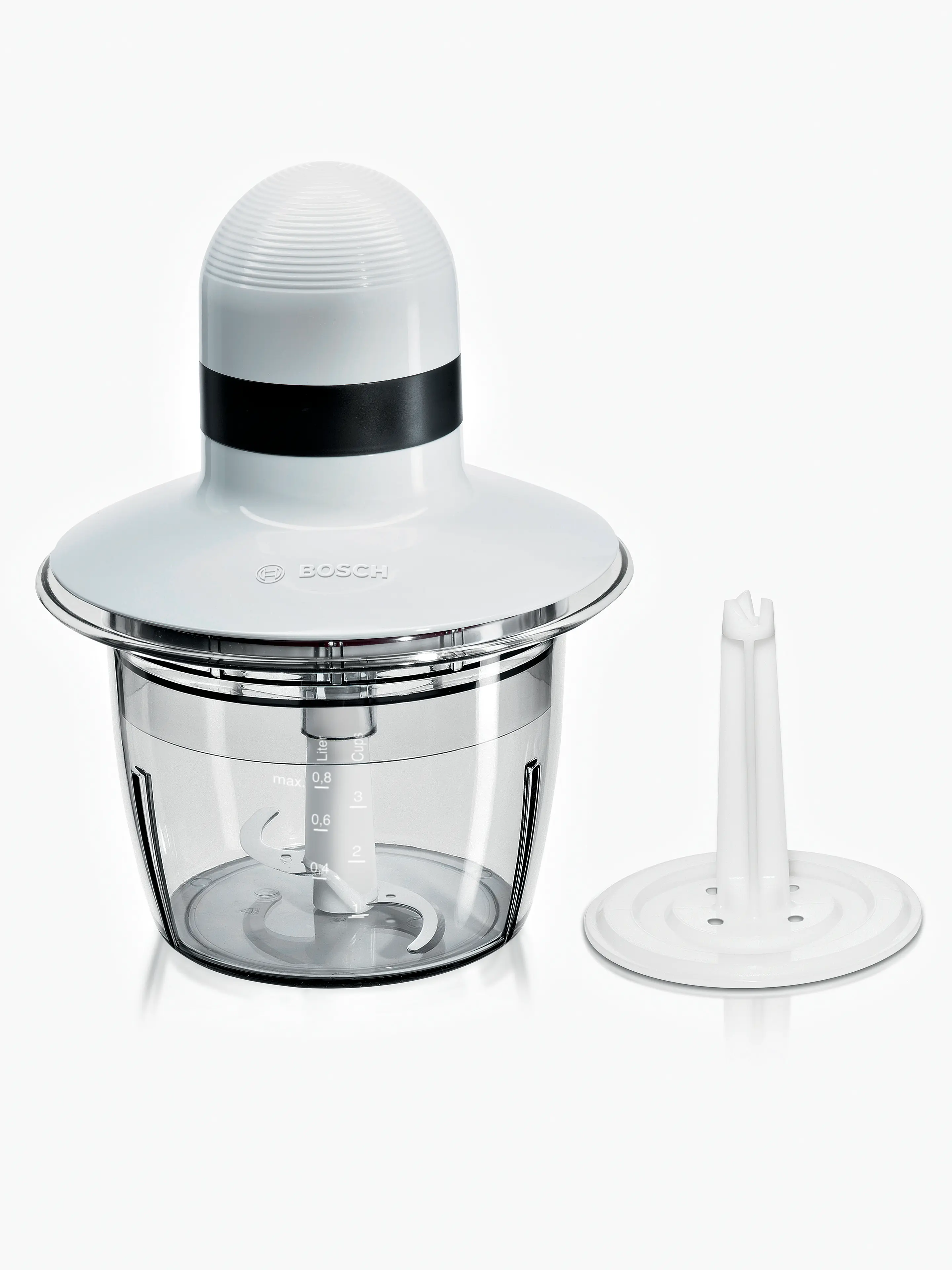 Bosch MMR08A1 Chopper 400W 800ML White / Anthracite product view 2
