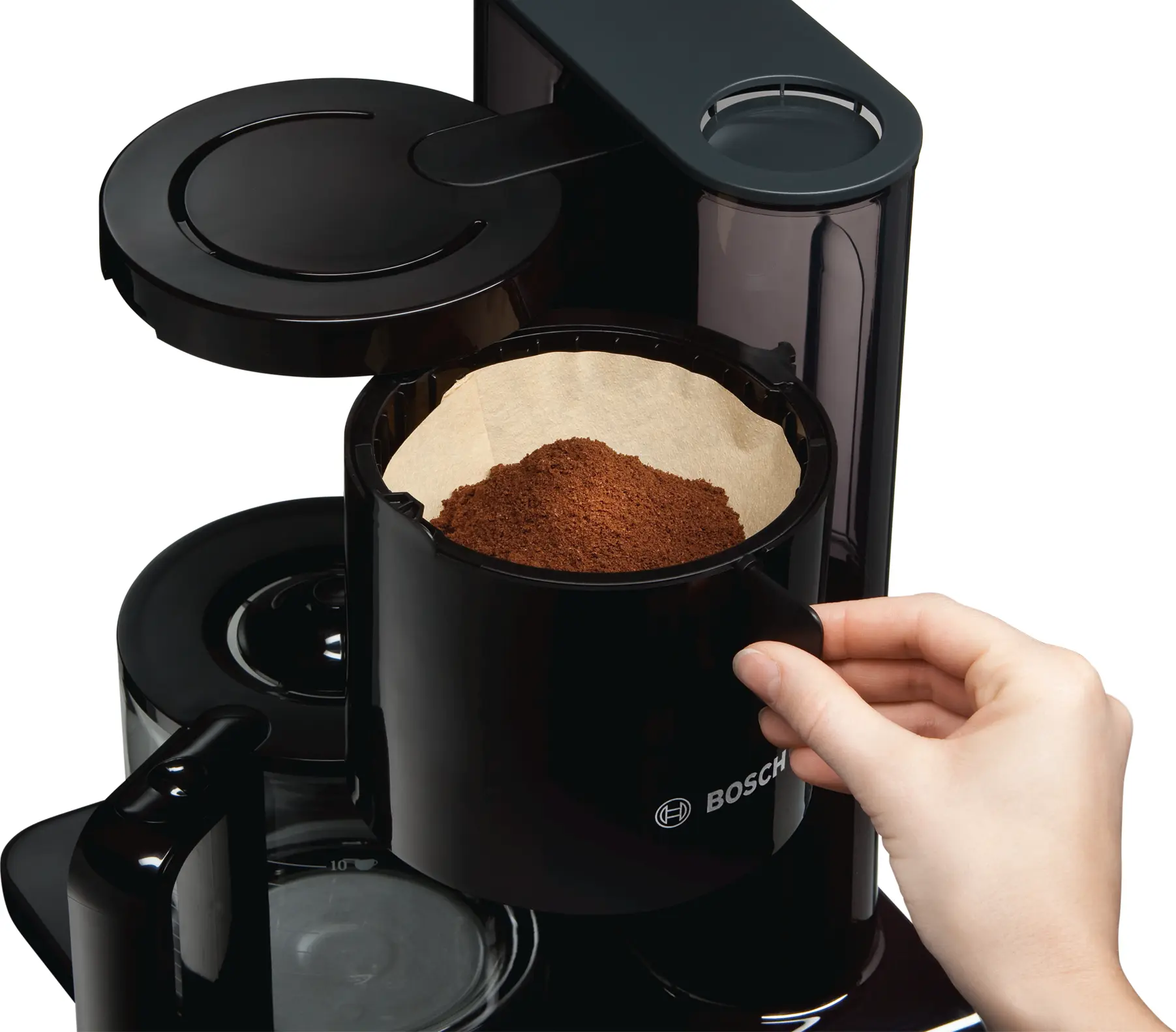 Bosch TKA8013 Styline Filter Coffee Maker 1160W Black product view 8