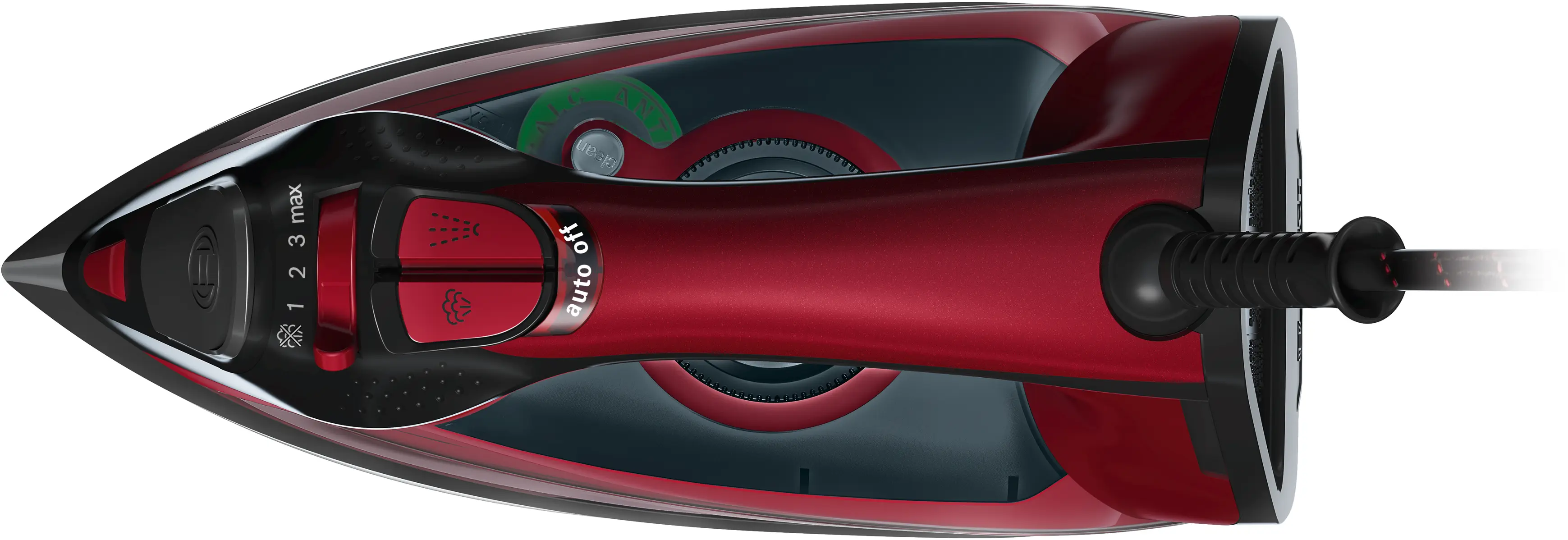 Bosch TDA503011P Sensixxx DA50 EditionRosso Steam Iron 3000W Black Red product view 4