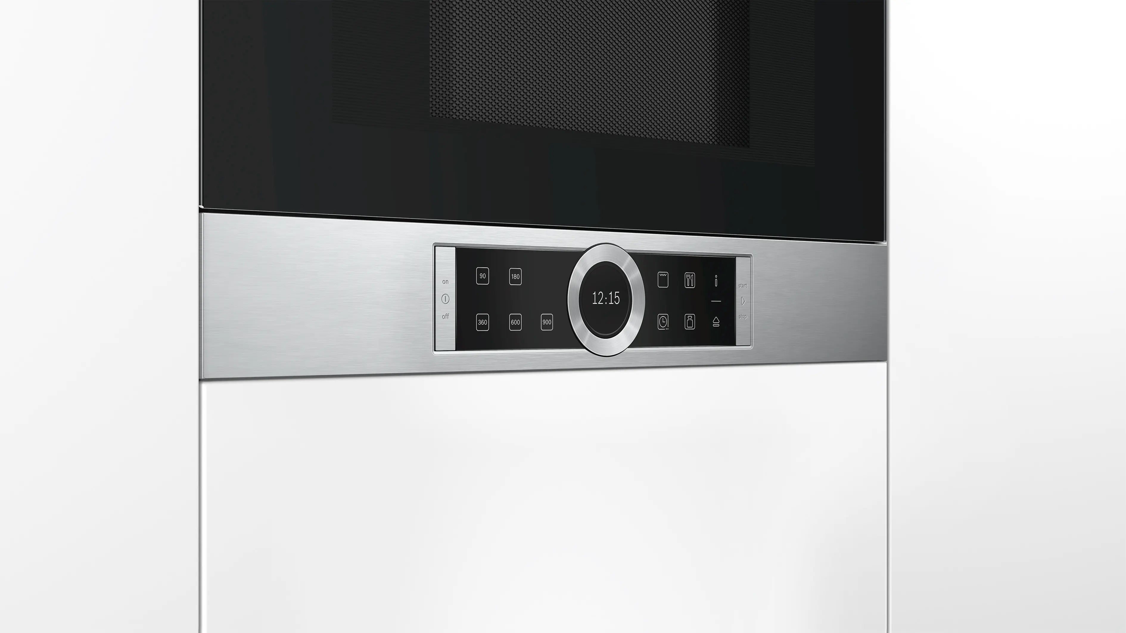 Bosch BEL634GS1 Serie 8 Built-In Microwave 60cm 21L Stainless Steel - Bosch Built-in microwave / combi oven product image 3