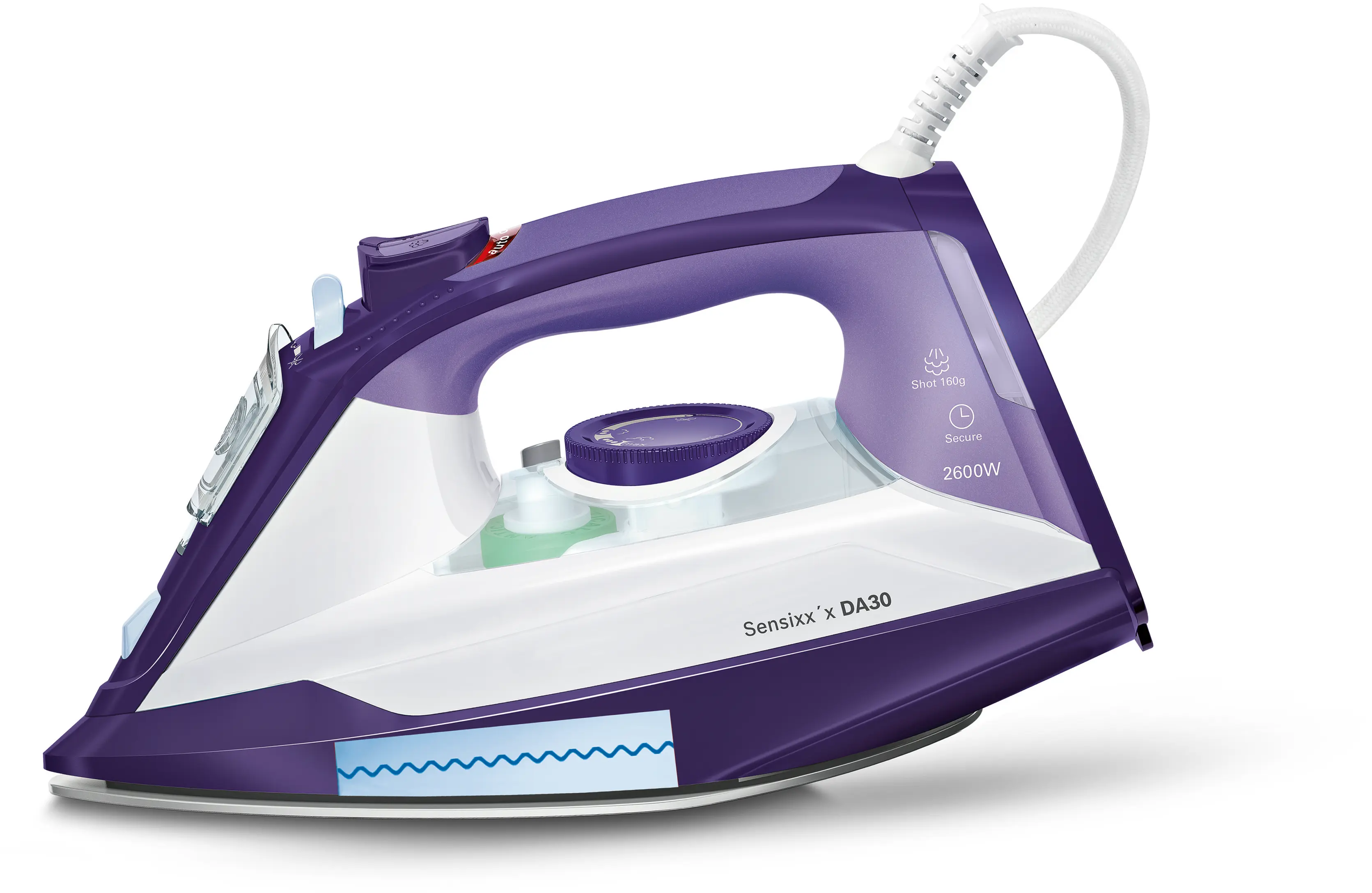 Bosch TDA3026110 Sensixxx DA30 Steam Iron 2600W Purple White product view 6