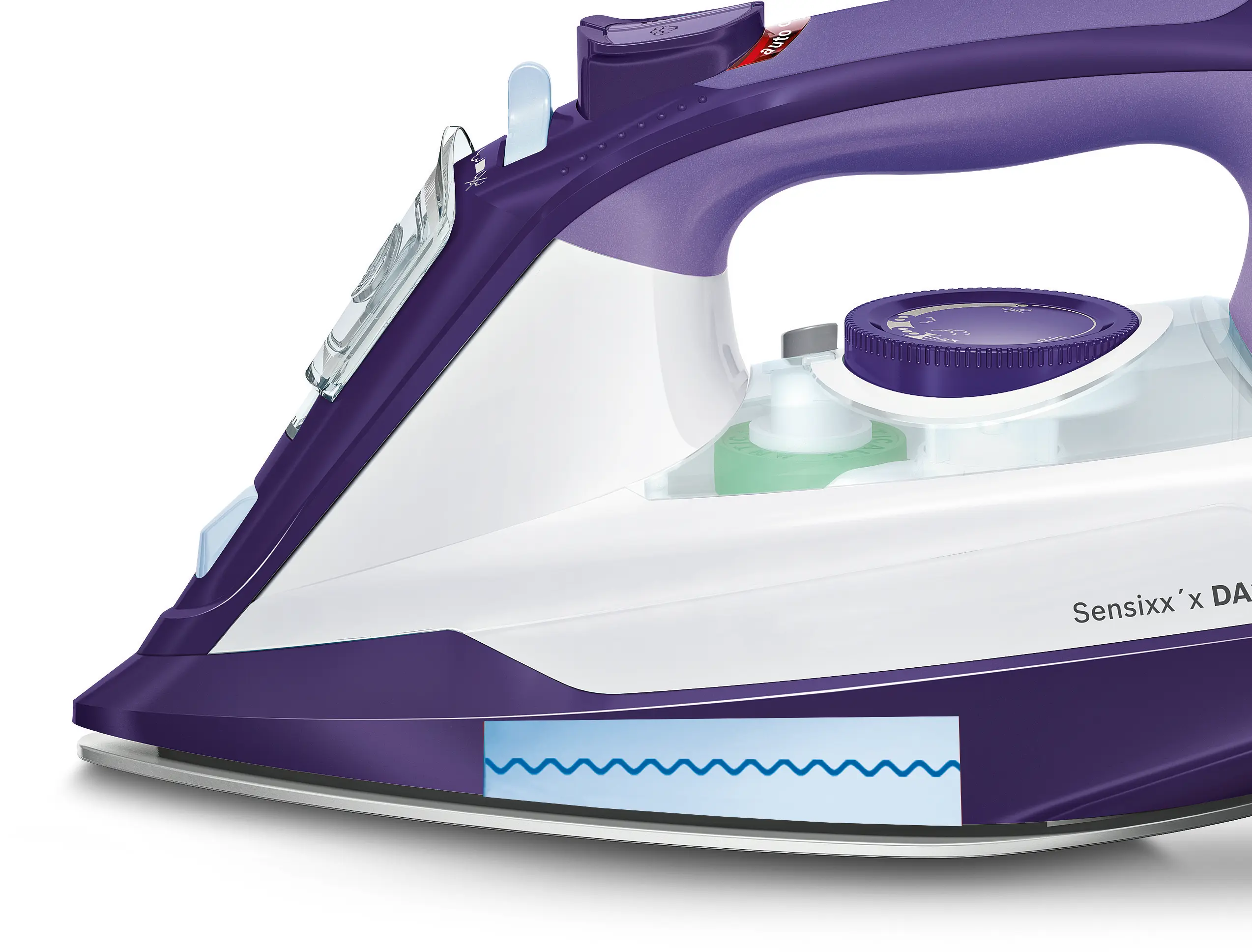 Bosch TDA3026110 Sensixxx DA30 Steam Iron 2600W Purple White product view 8