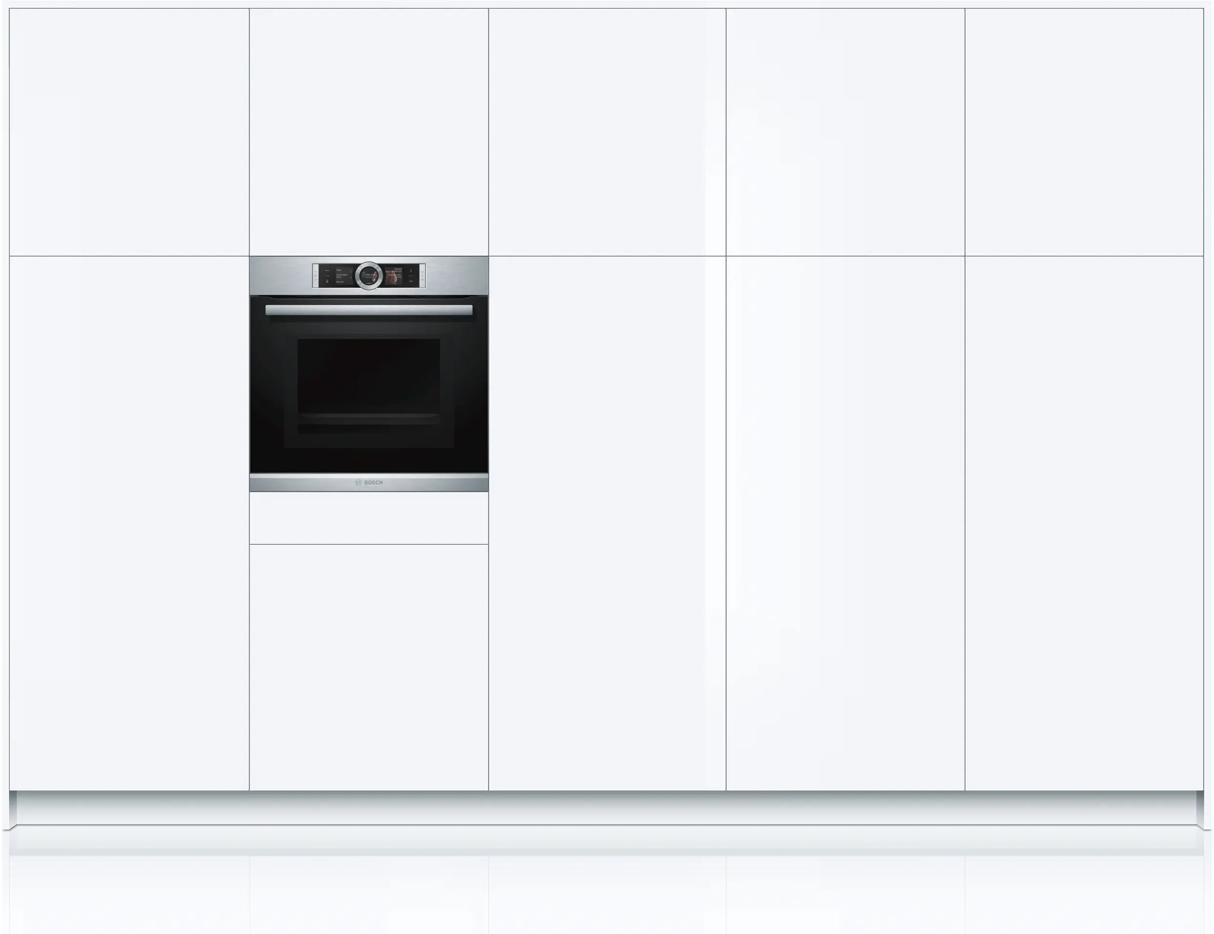 Bosch HMG636BS1 Serie 8 Built-In Oven with Microwave 60cm 67L Stainless Steel - Bosch Built-in microwave / combi oven product image 4