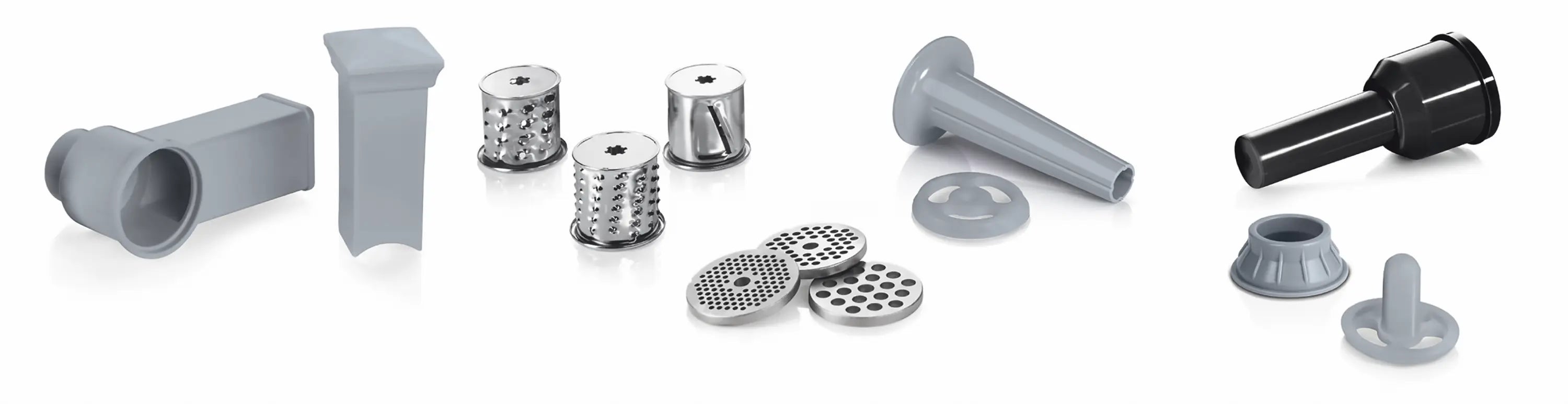 Bosch MFW68640 included grinding, shredding, sausage and kebbe accessories