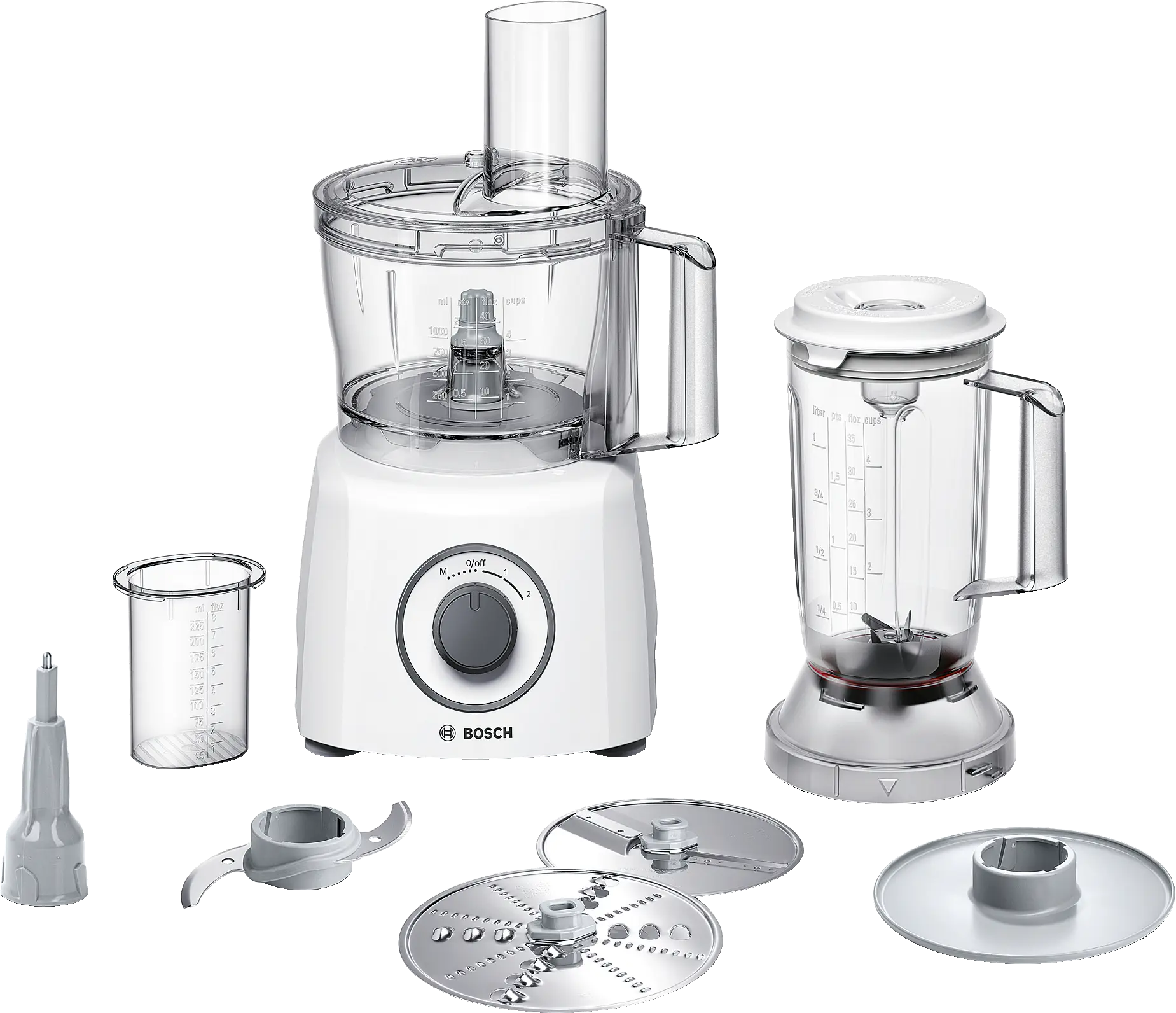 Bosch MCM3200W MultiTalent 3 Food Processor 800W White product view 2