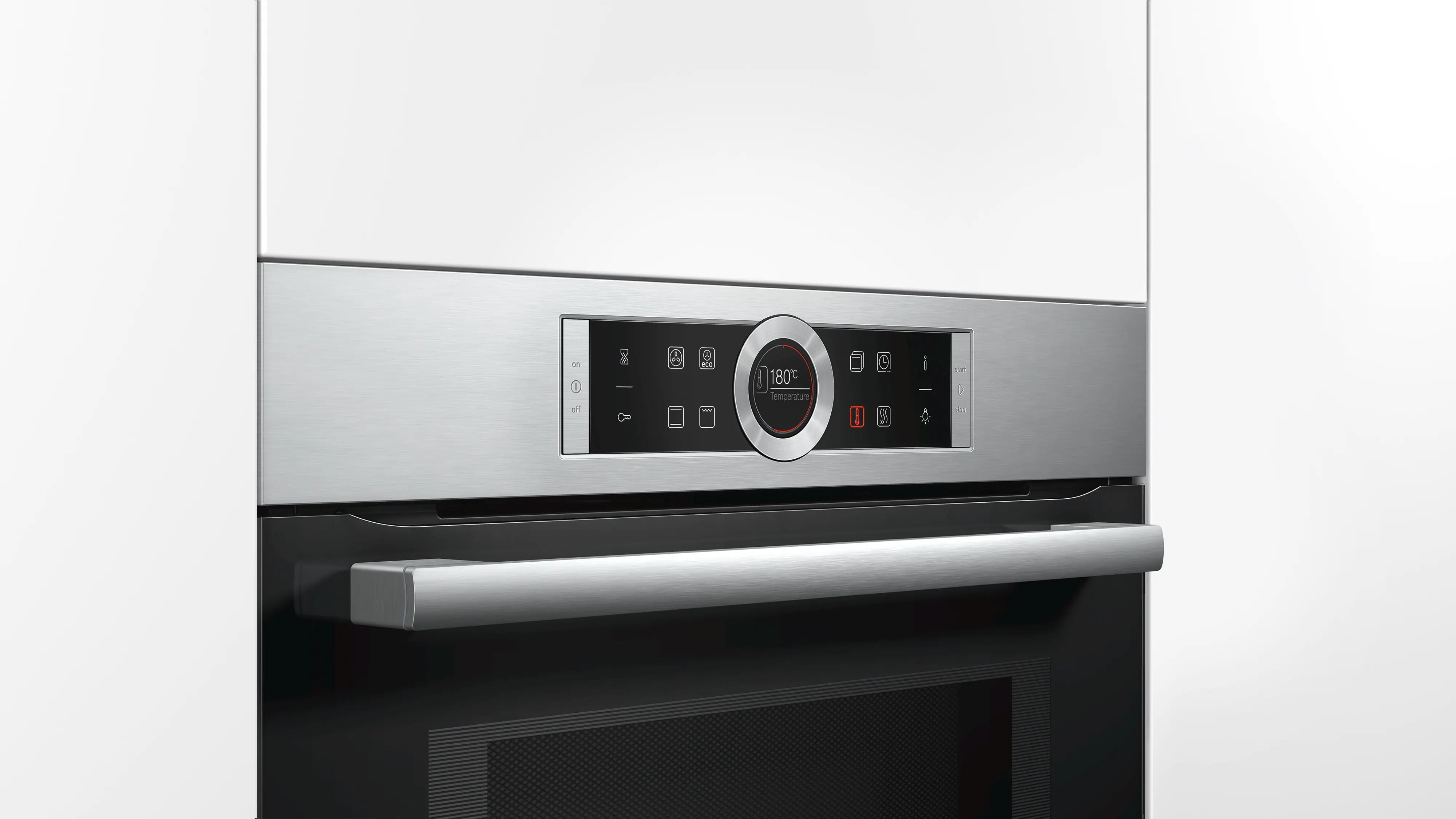 Bosch CMG633BS1 Serie 8 Built-In Compact Combi Oven with Microwave 45cm 45L Black + Stainless Steel - Bosch Built-in microwave / combi oven product image 5