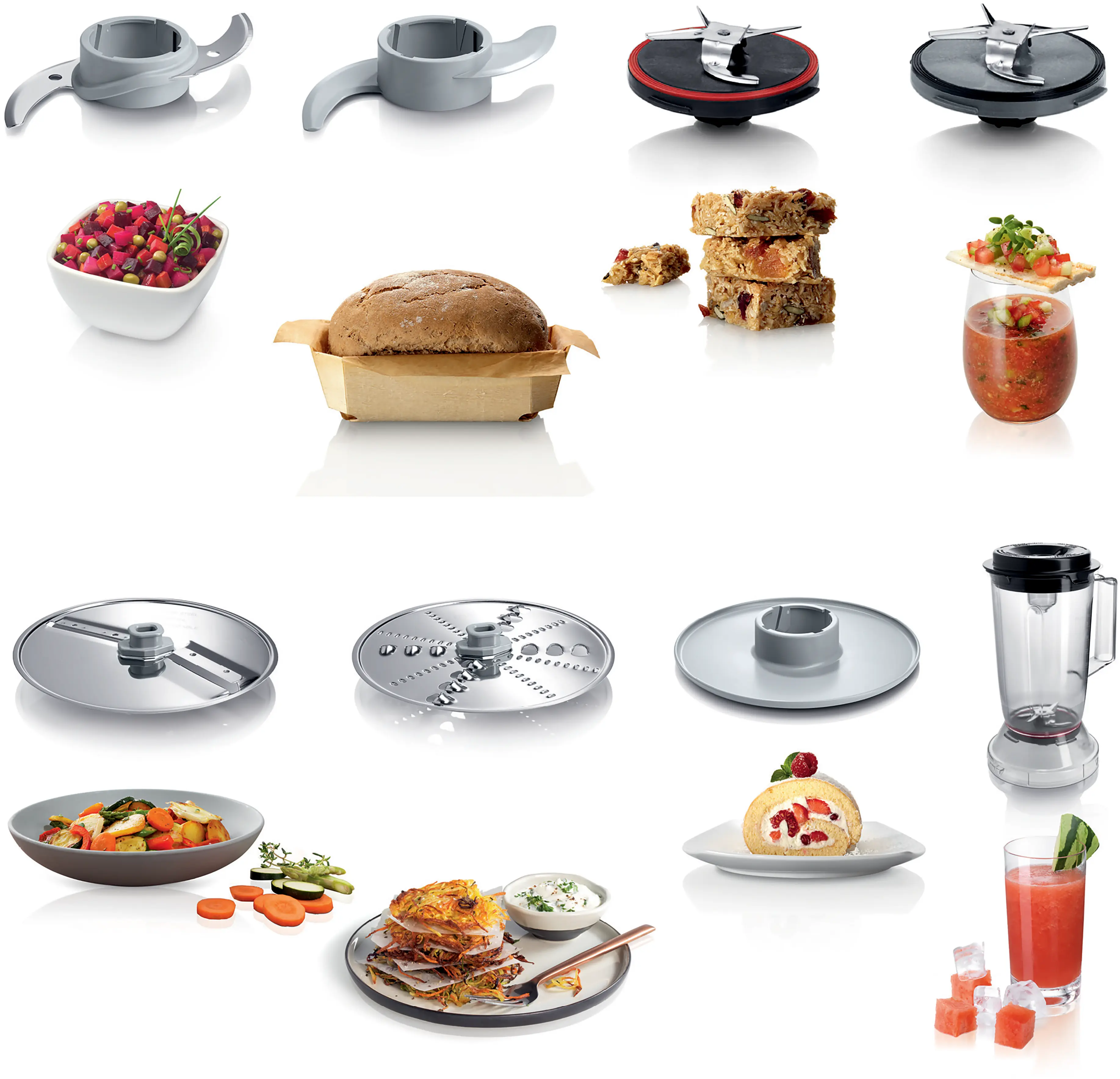 Bosch MCM3501M MultiTalent 3 Food Processor 800W Black Stainless Steel product view 8